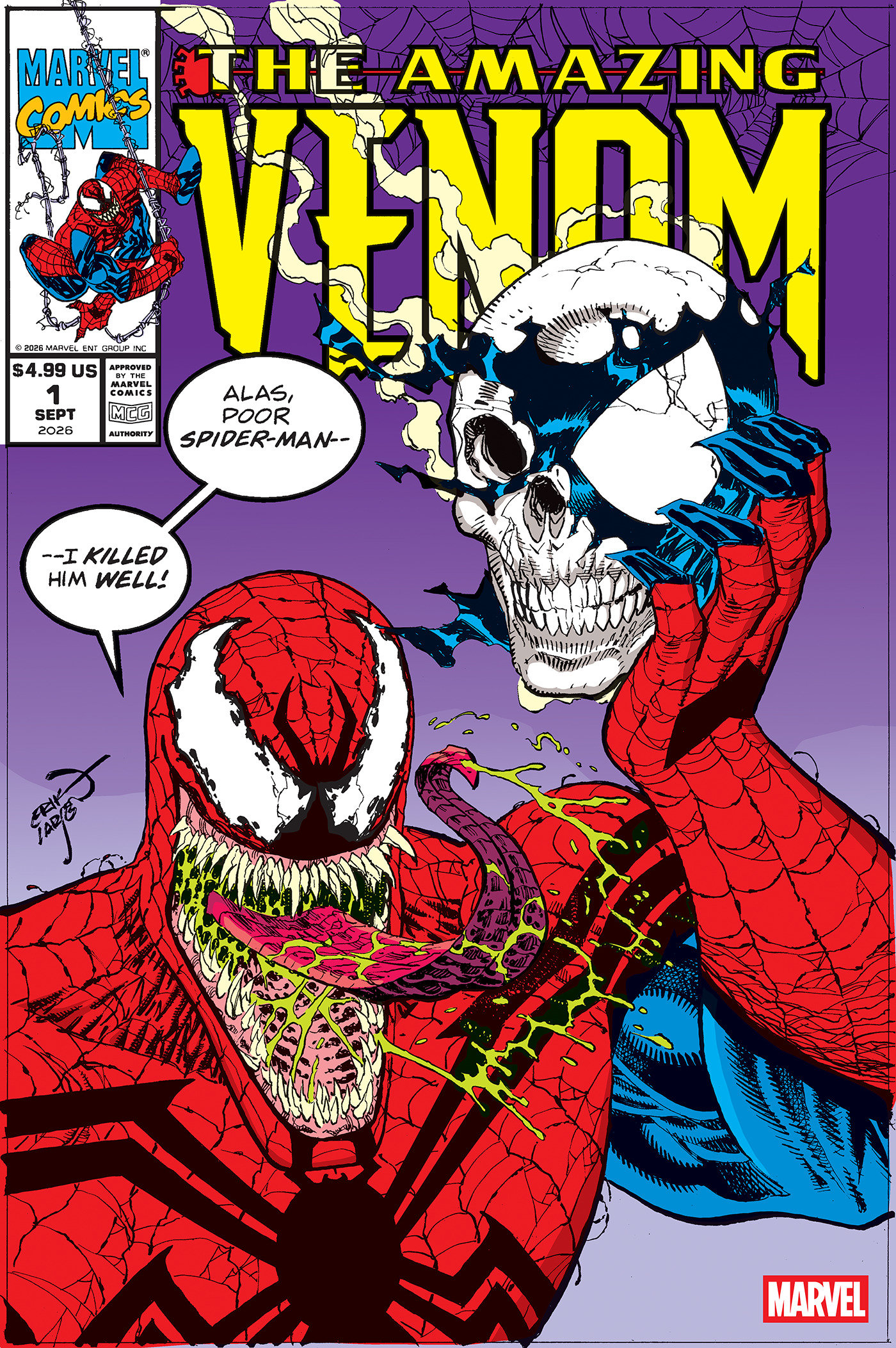 The Amazing Venom #1 Erik Larsen Homage Variant