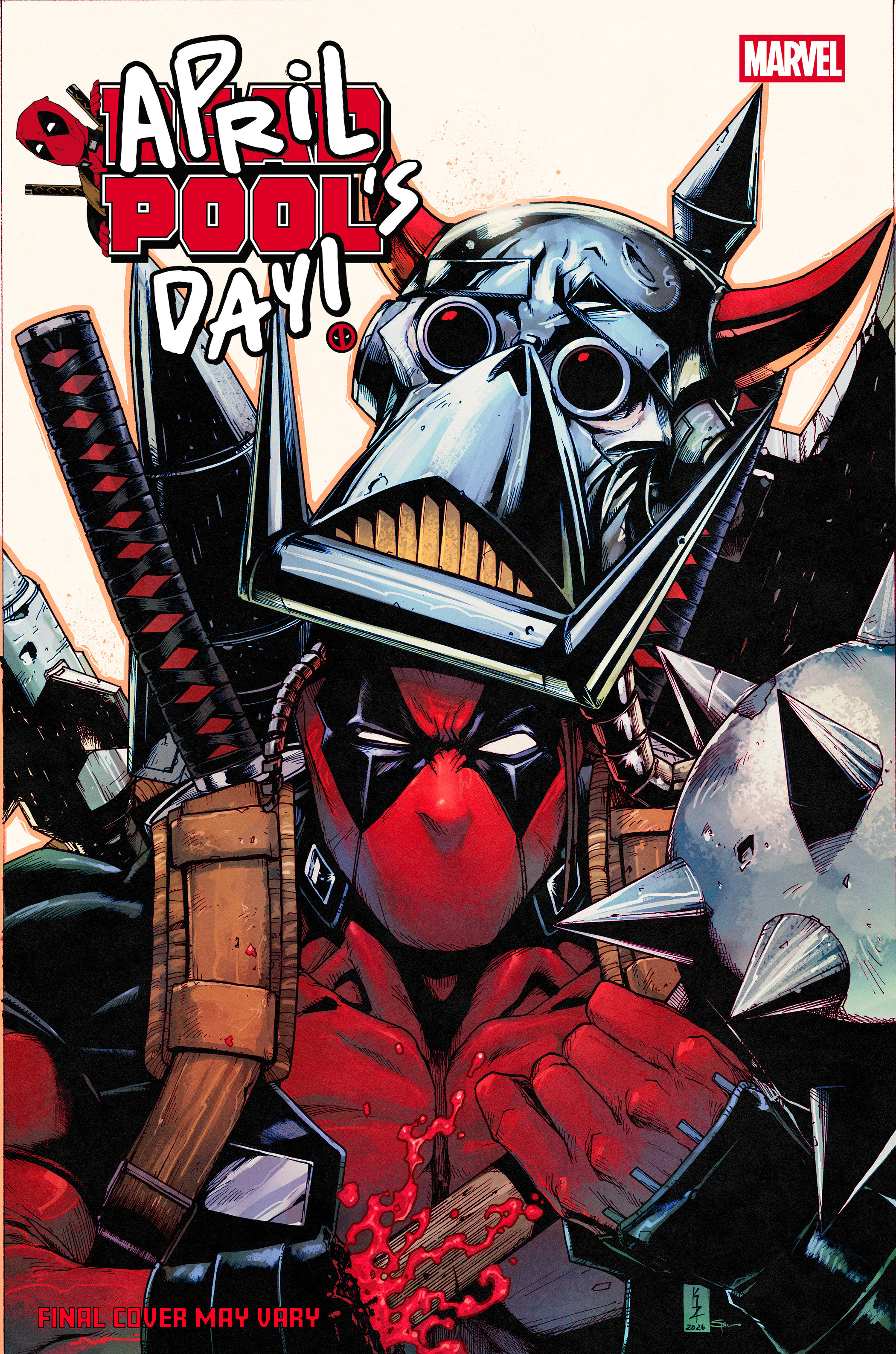 Deadpool: April Pool's Day #1 Kei Zama Death's Head Variant