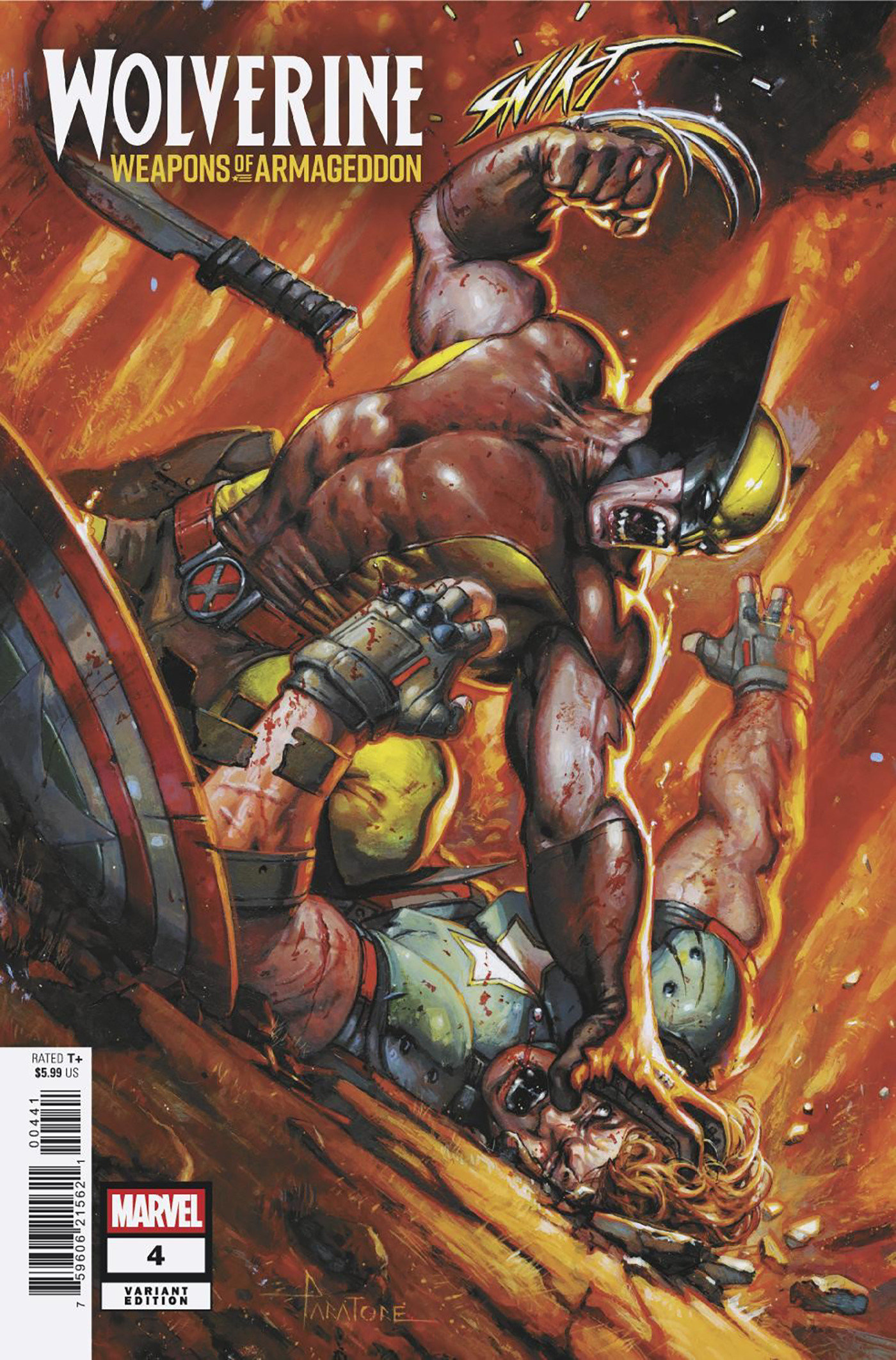 Wolverine: Weapons Of Armageddon #4 Davide Paratore Variant