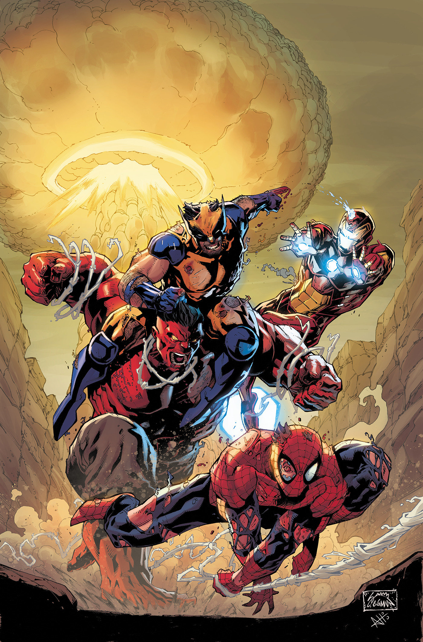 Avengers: Armageddon #1 Ryan Stegman Ratio Virgin 2nd Printing Variant