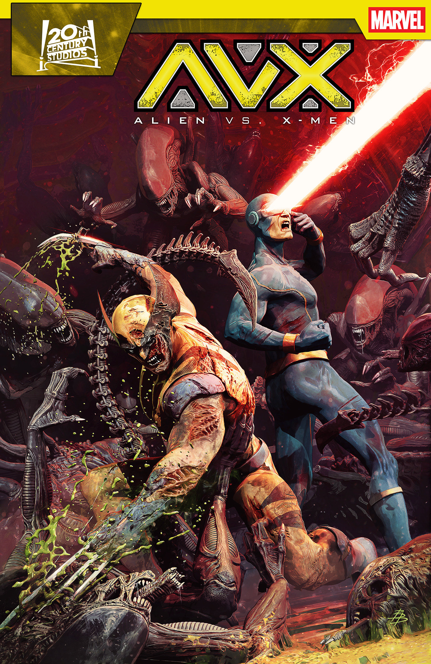 Alien vs. X-Men #1 Bjorn Barends Variant