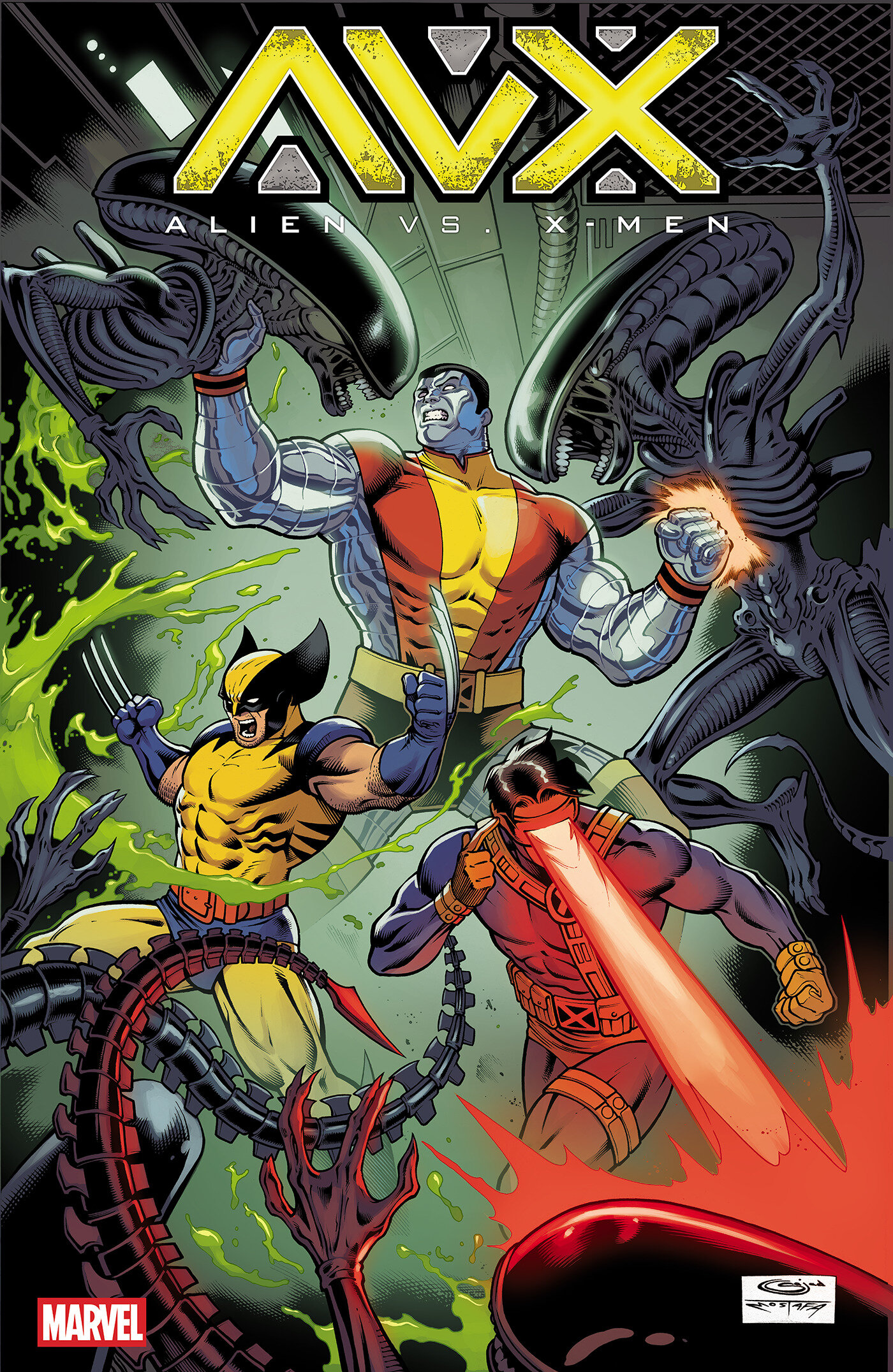 Alien vs. X-Men #4 Sajad Shah Variant