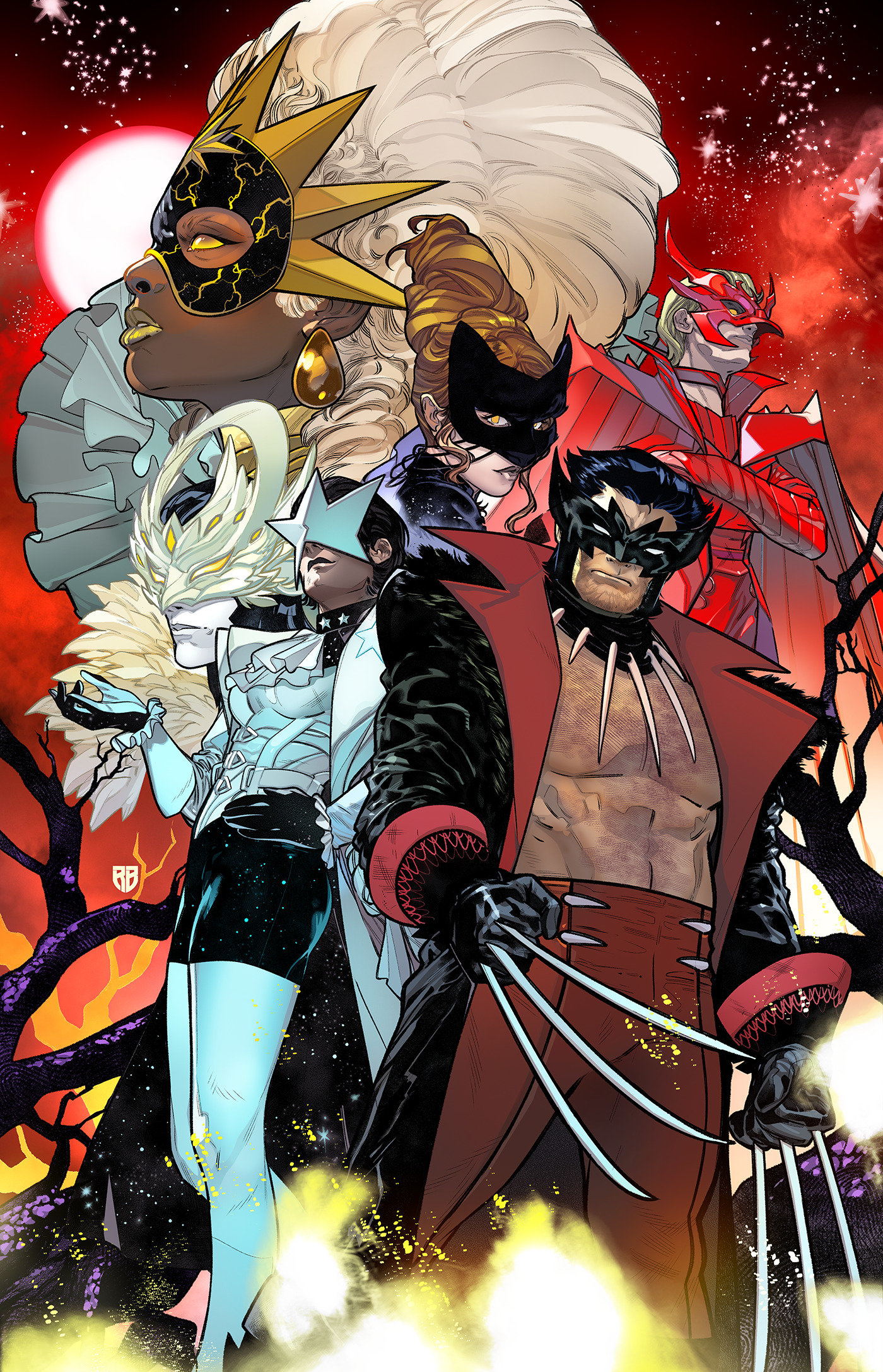 X-Men: The Hellfire Murder #1 R.B. Silva Full Art Variant