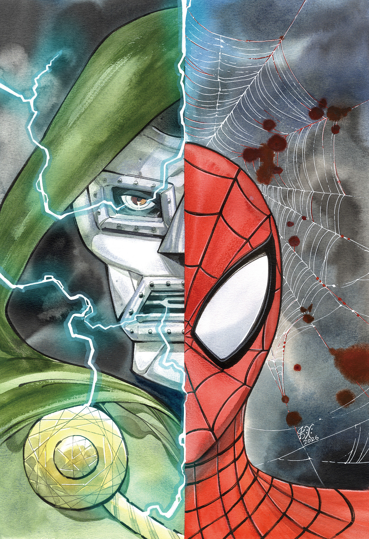 Challenges Of Doom: Spider-Man #1 Peach Momoko Full Art Variant