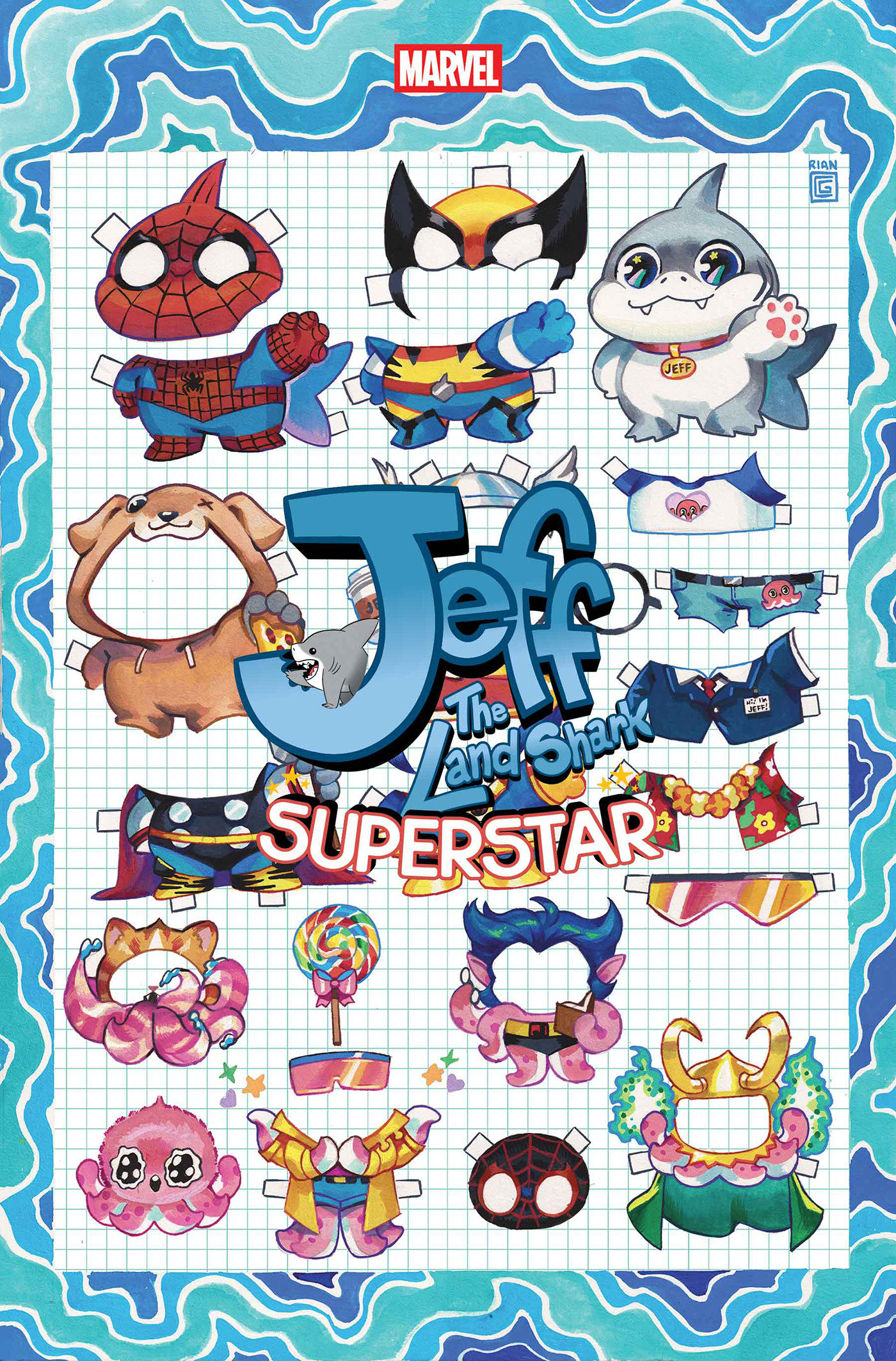 Jeff The Land Shark: Superstar #1 Rian Gonzales Foil Variant