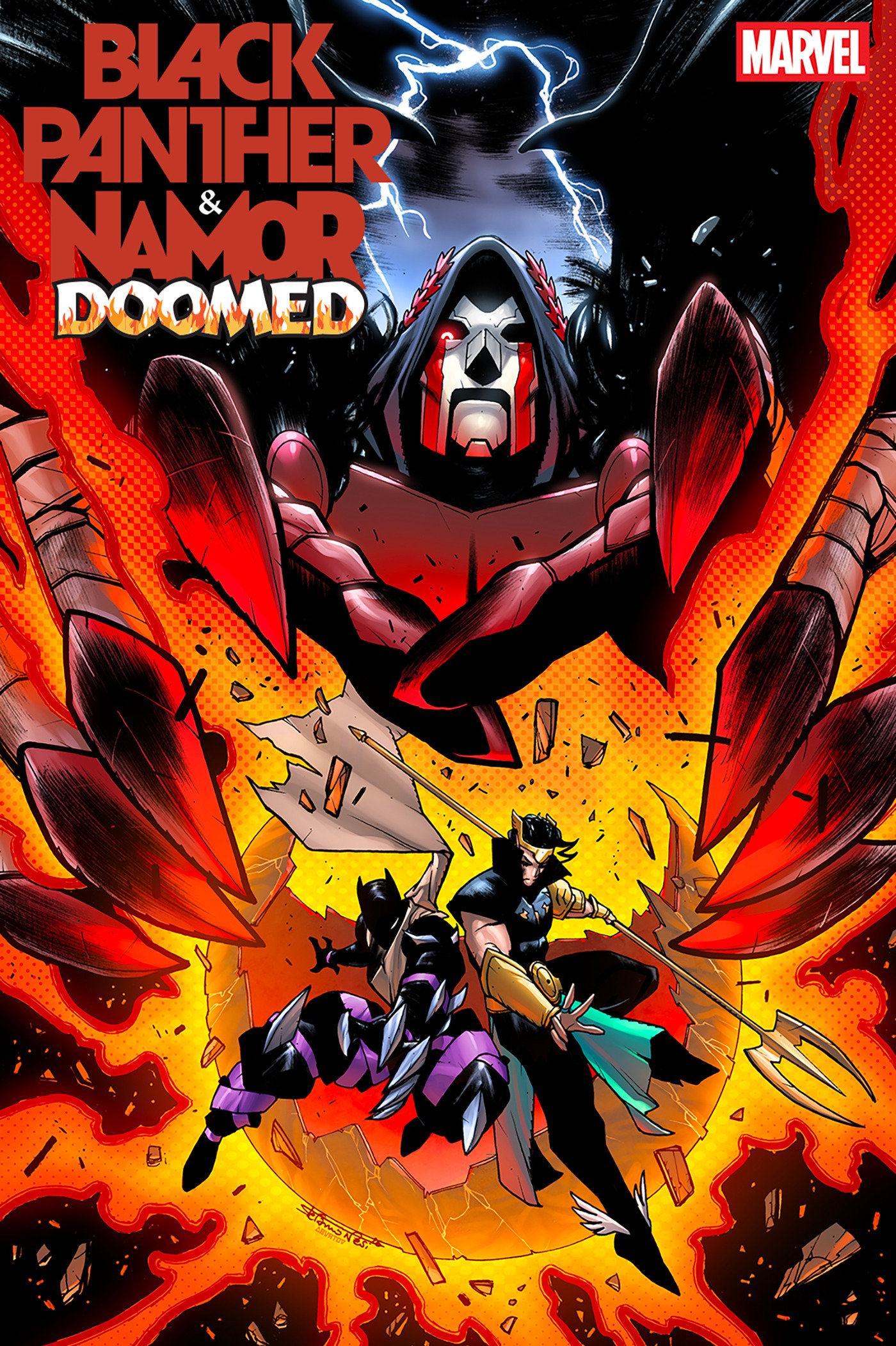 Black Panther/Namor: Doomed #2 Stefano Nesi Variant
