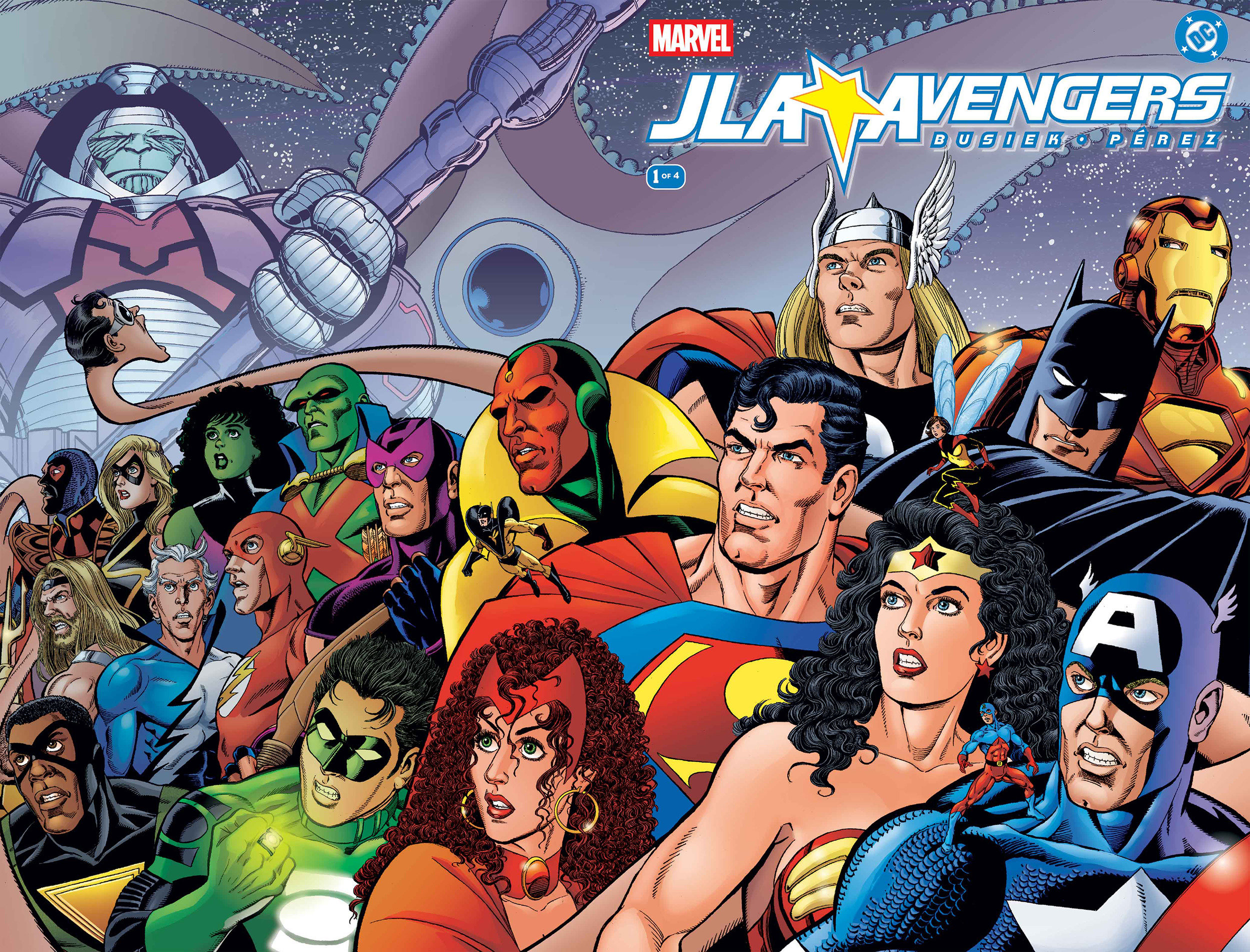 JLA/Avengers #1 Facsimile Edition Foil Wraparound Variant