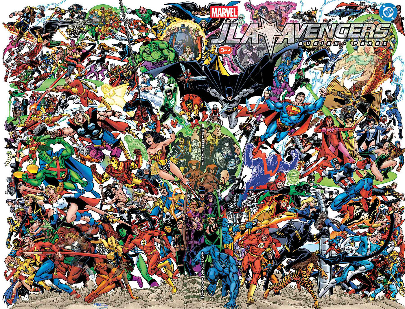 JLA/Avengers #3 Facsimile Edition Wraparound Cover