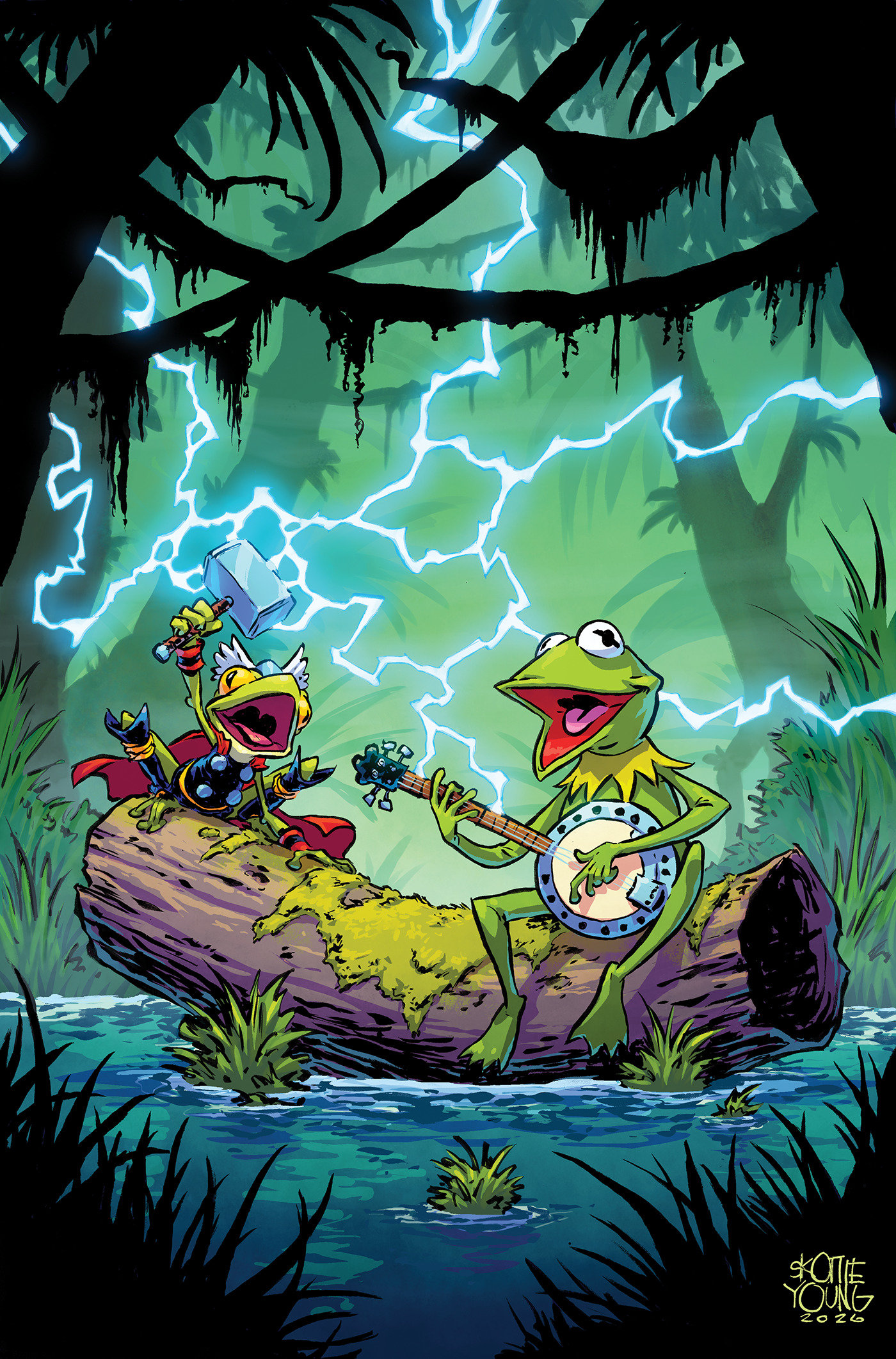 Muppets Take The Marvel Universe #1 Skottie Young Full Art Variant