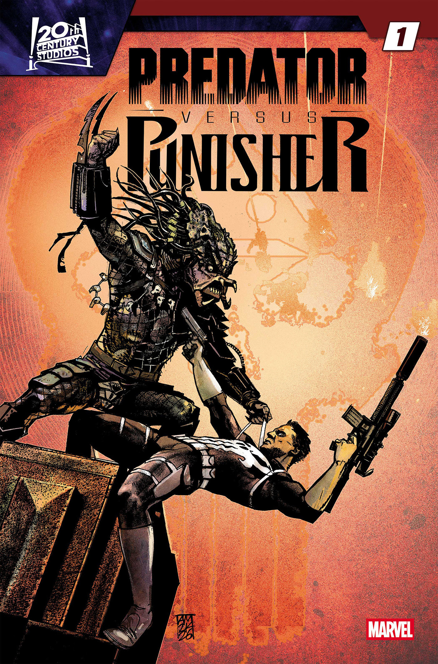 PREDATOR VS. PUNISHER #1 COVER D ALEX MALEEV VARIANT