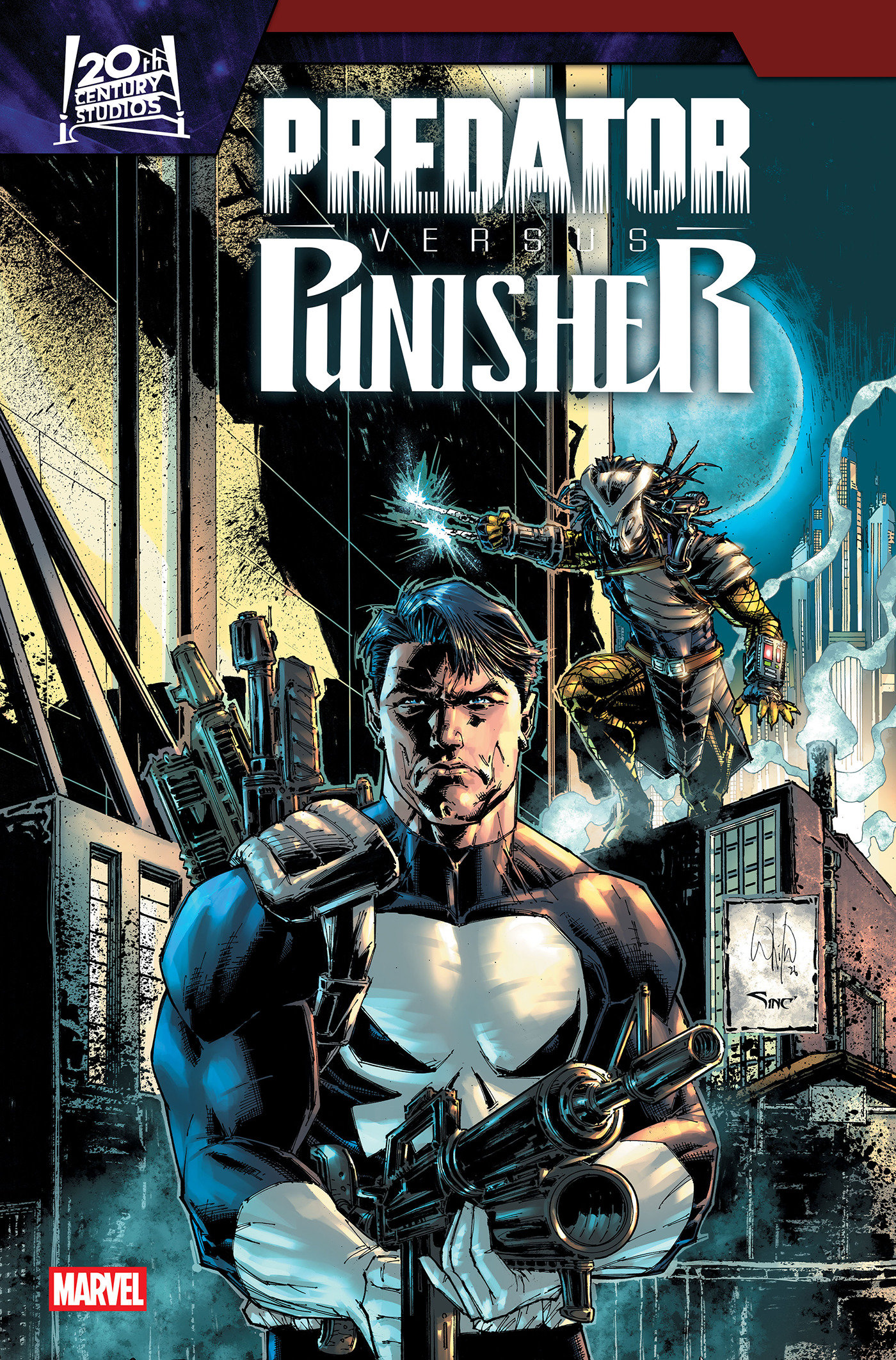 Predator vs. Punisher #2 Cover C Whilce Portacio 1 in 25 Variant