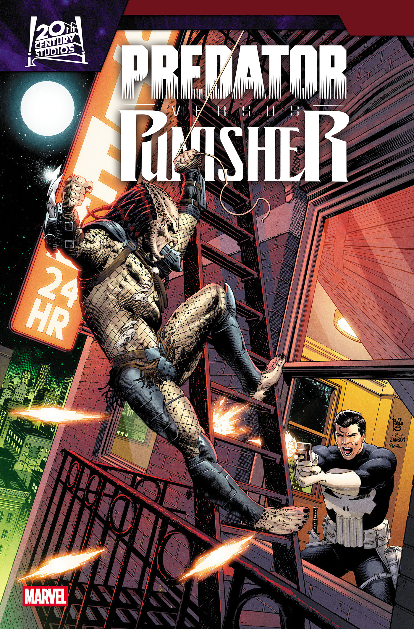 Predator vs. Punisher #2 Cover B Paulo Siqueira Homage Variant