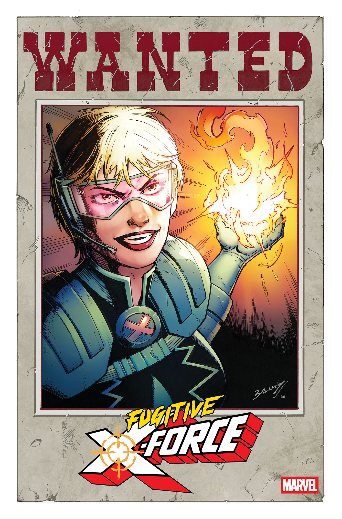 Fugitive X Force #1 Cover B Mark Bagley Wanted Variant