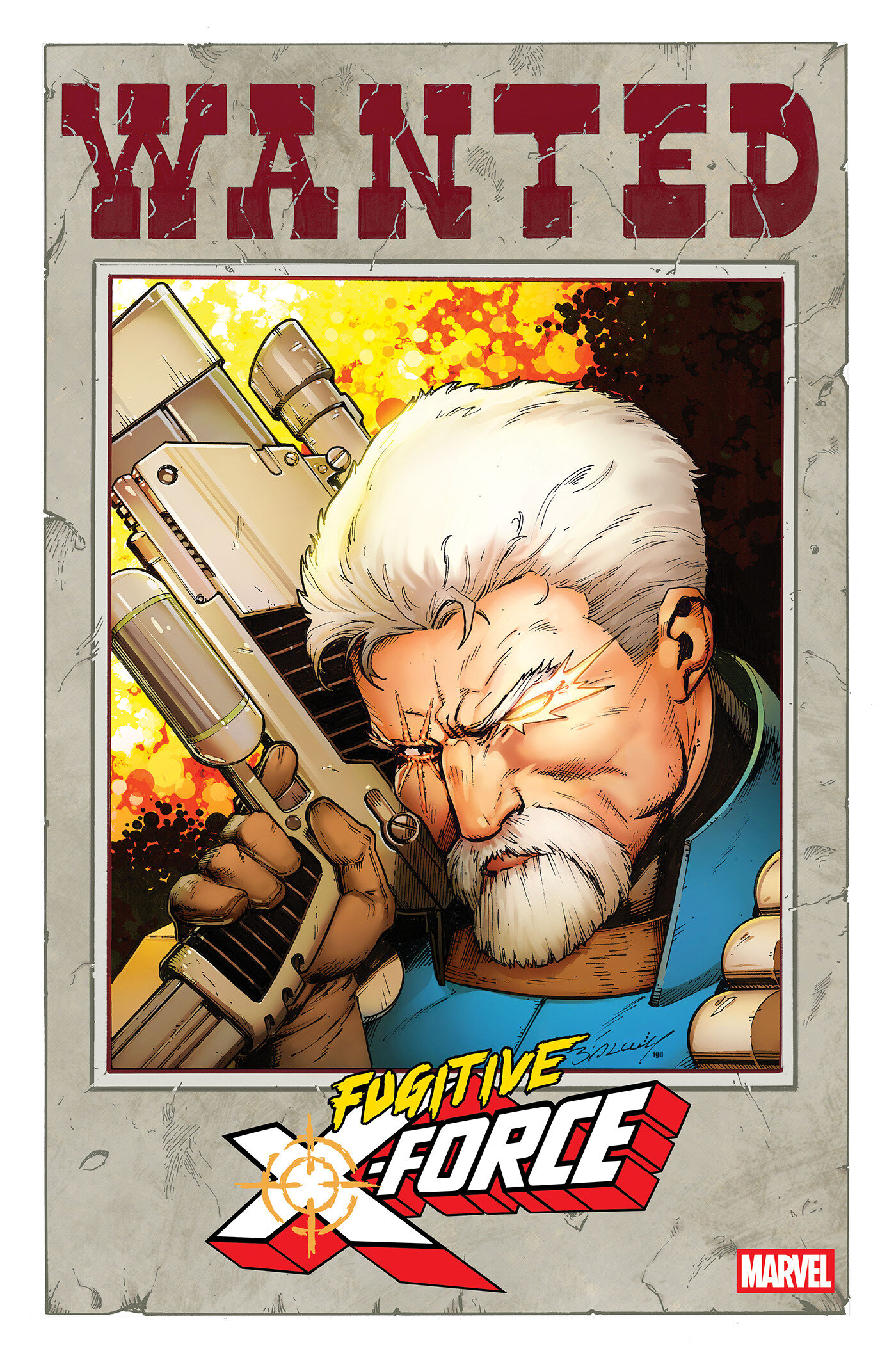 Fugitive X Force #2 Cover B Mark Bagley Wanted Variant