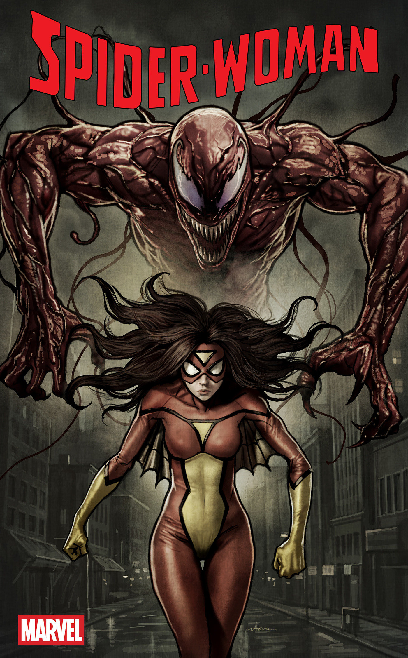 Spider Woman #1 Cover C Stonehouse Noir Variant