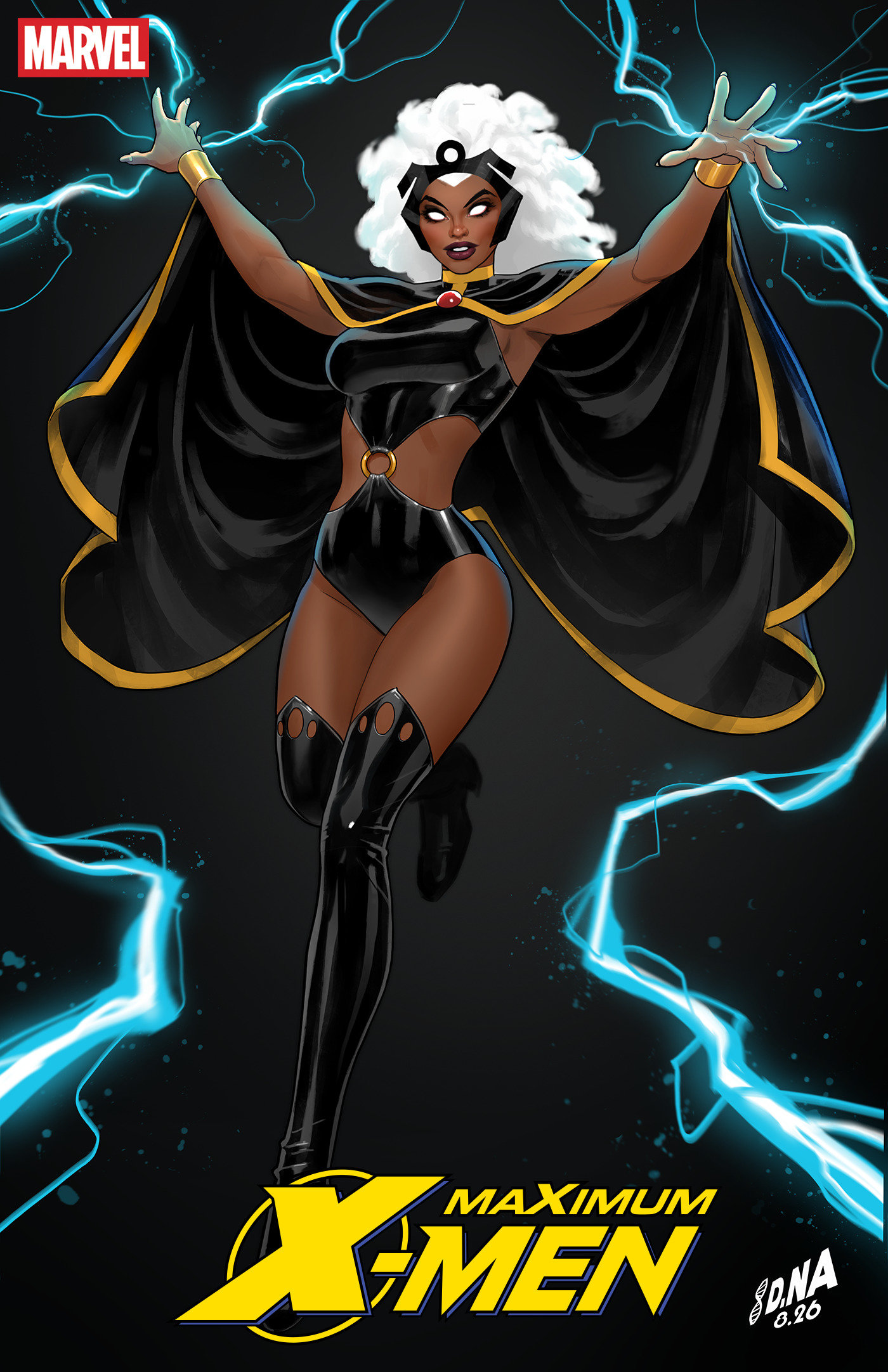 MAXIMUM X-MEN #1 COVER F DAVID NAKAYAMA COLOR BLOCK BLACK VARIANT