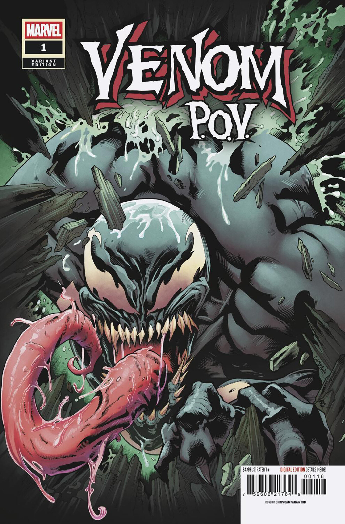 Venom: Pov #1 Cover C Chris Campana 1 in 25 Variant