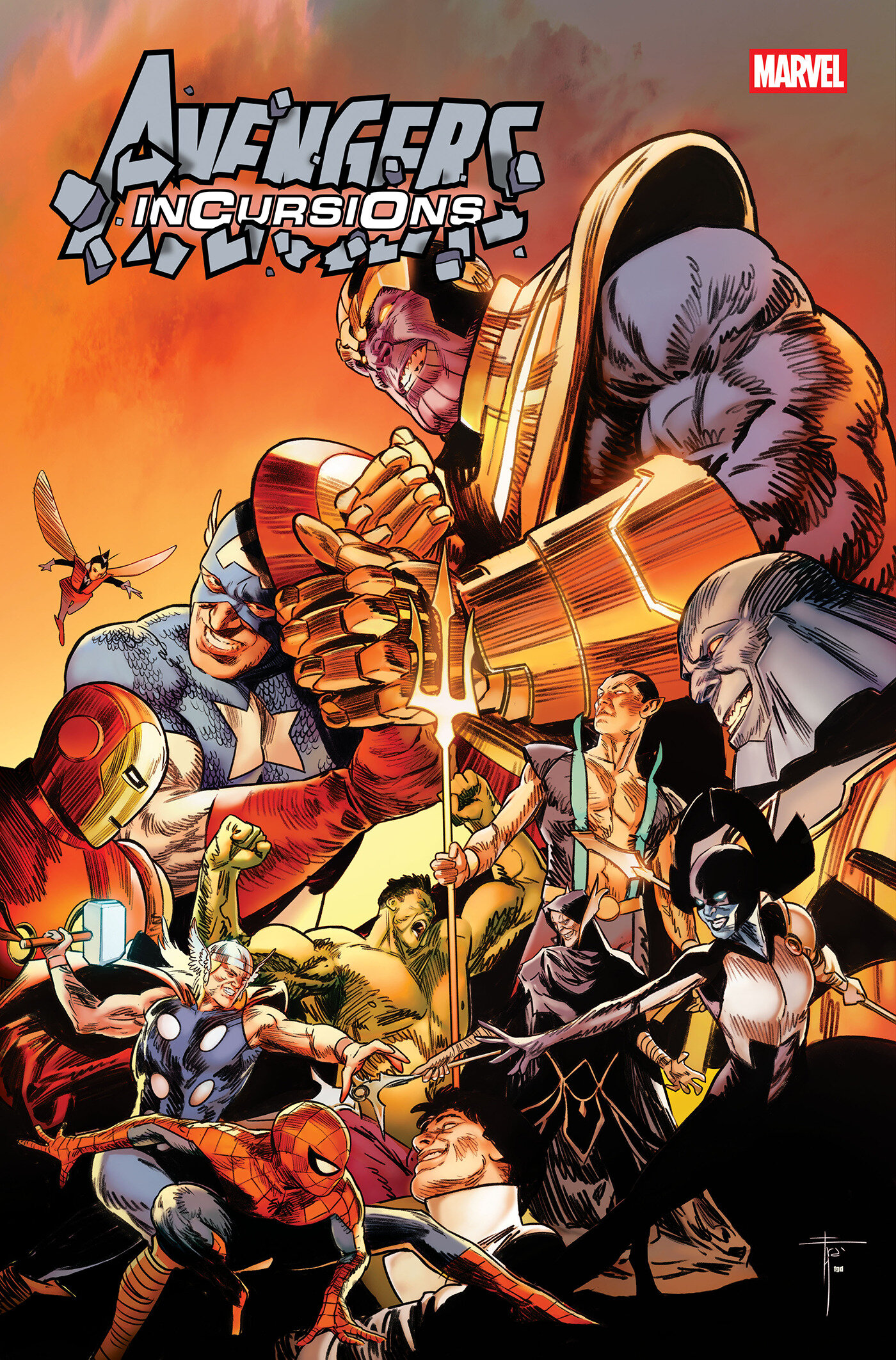 Avengers: Incursions #1 Cover B By Francesco Mobili