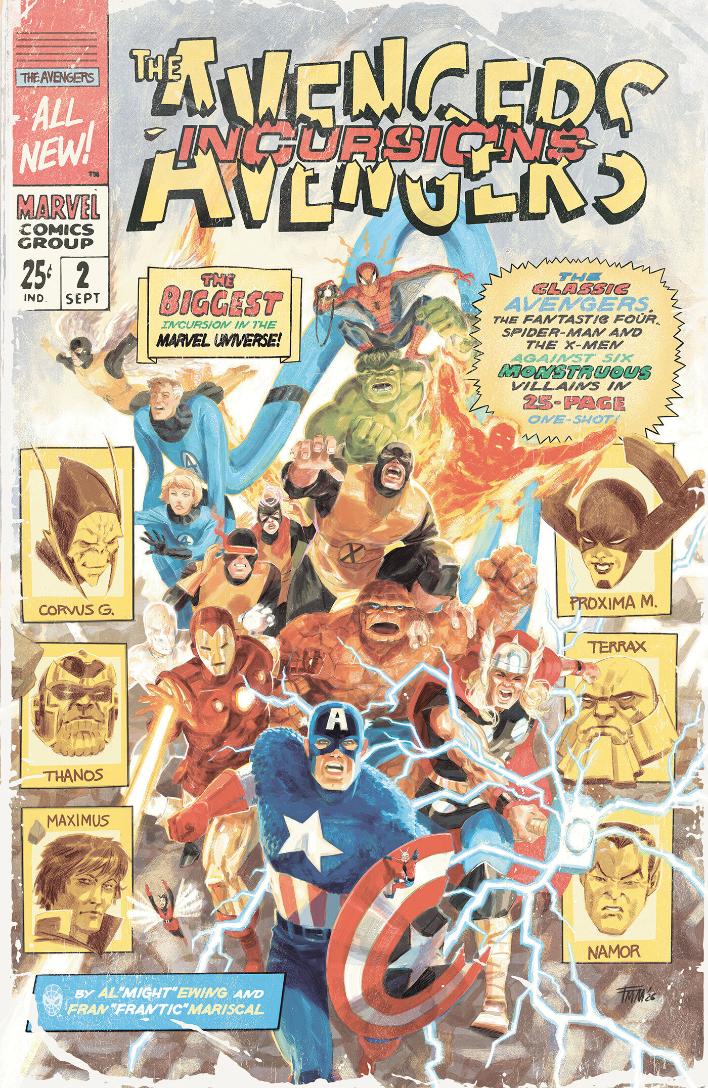 Avengers: Incursions #1 Cover C Mariscal Mancilla Variant