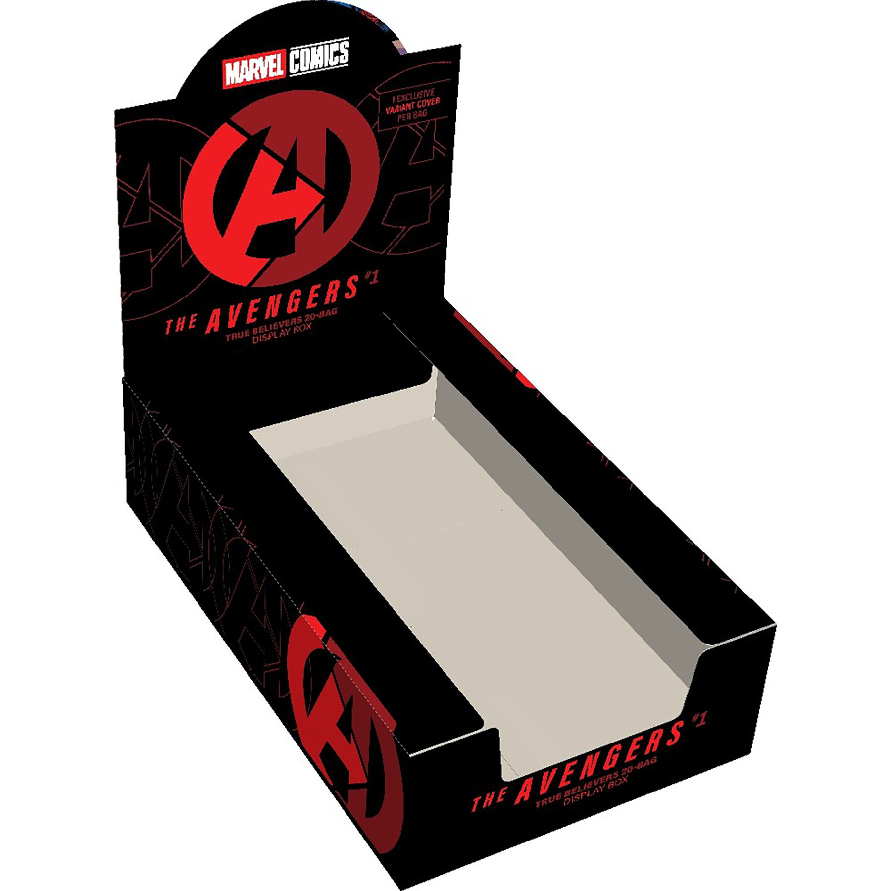 Avengers #1 True Believers 20 Bag Display Box