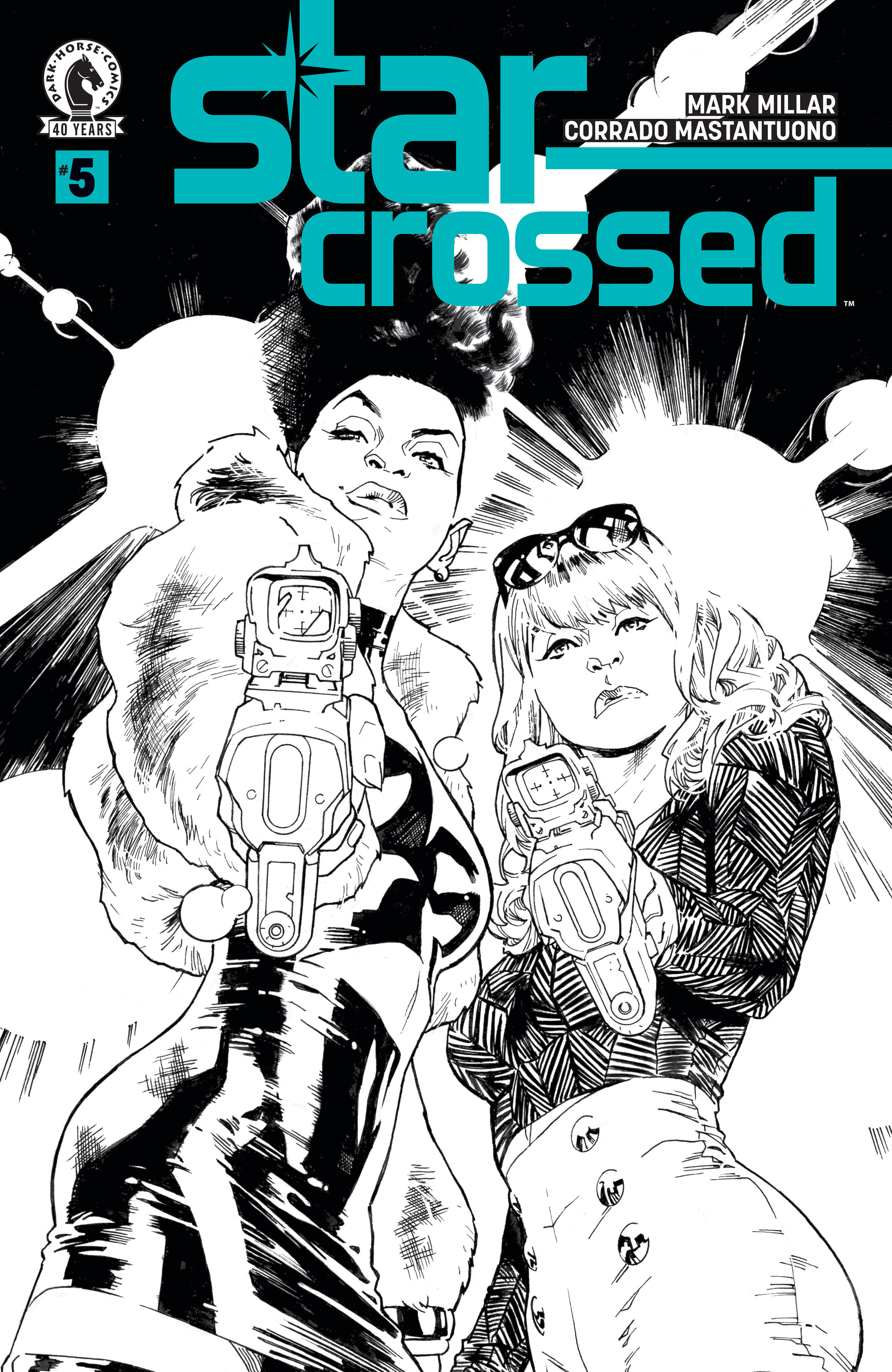 Star Crossed #5 (Cover B) (Black & White) (Stuart Immonen)