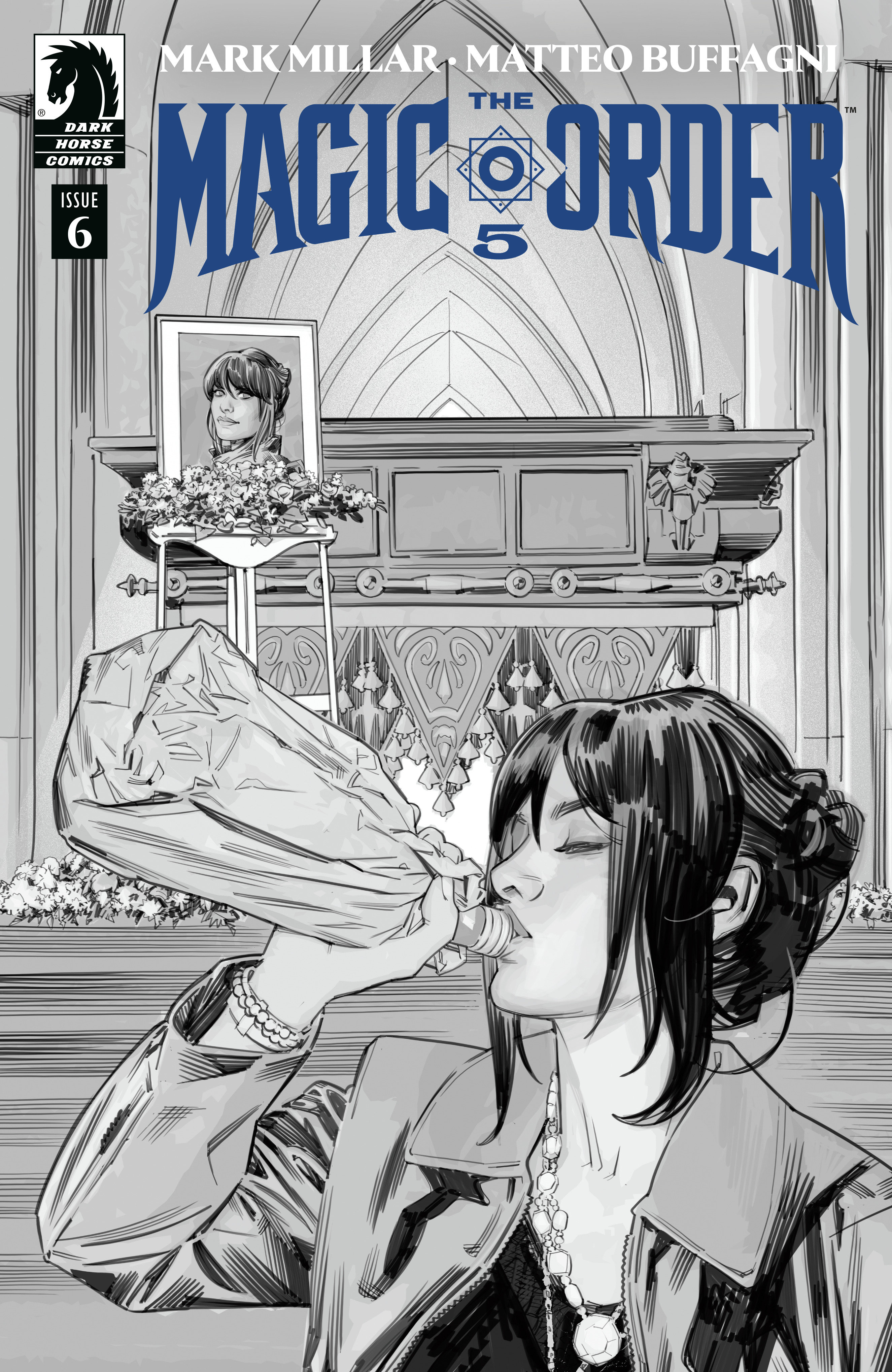 The Magic Order 5 #6 (Cover B) (Black & White) (Matteo Buffagni)