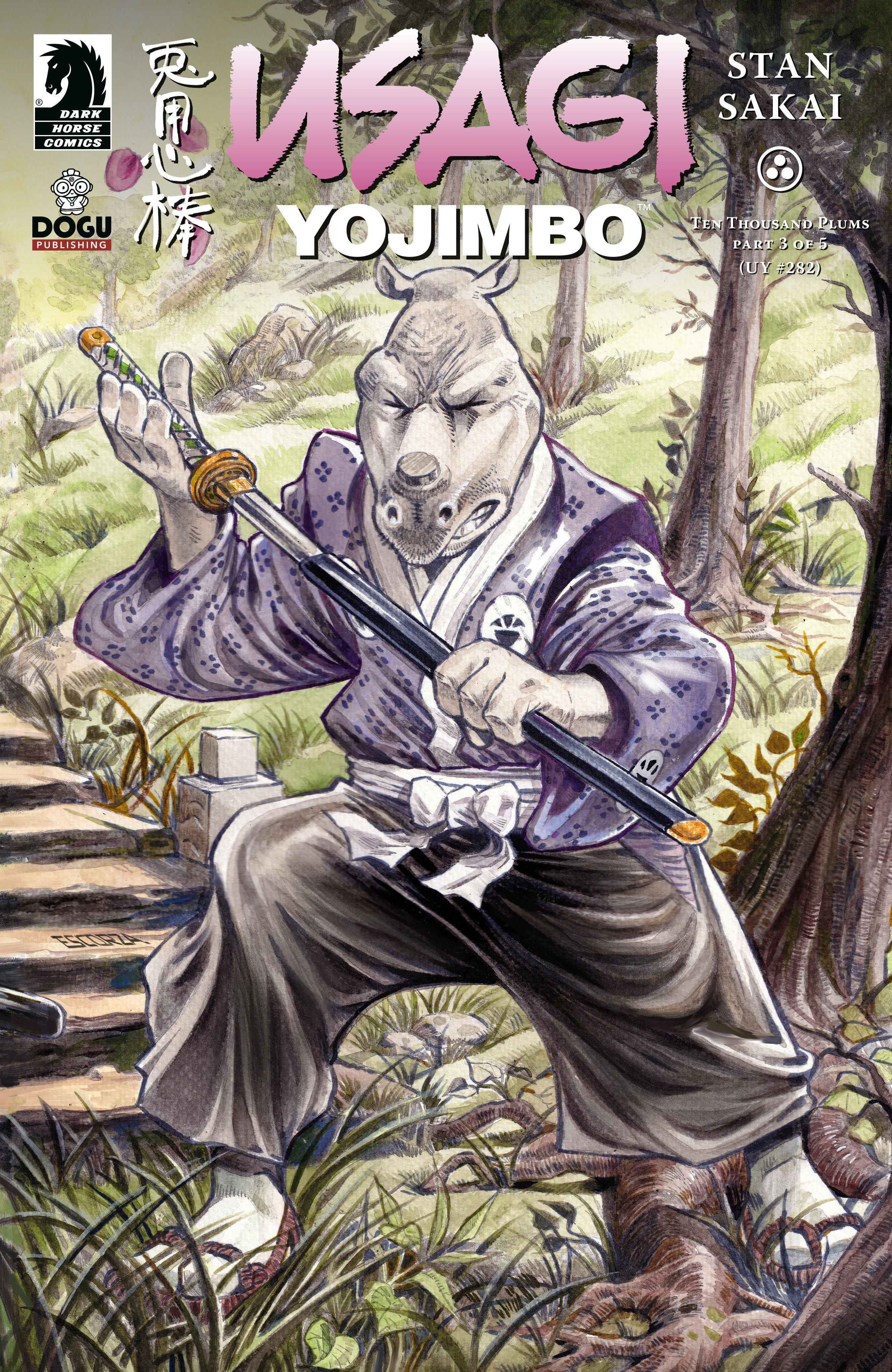 Weekly Pull list - Usagi Yojimbo: Ten Thousand Plums #3 (CVR B) (Escorza Brothers)