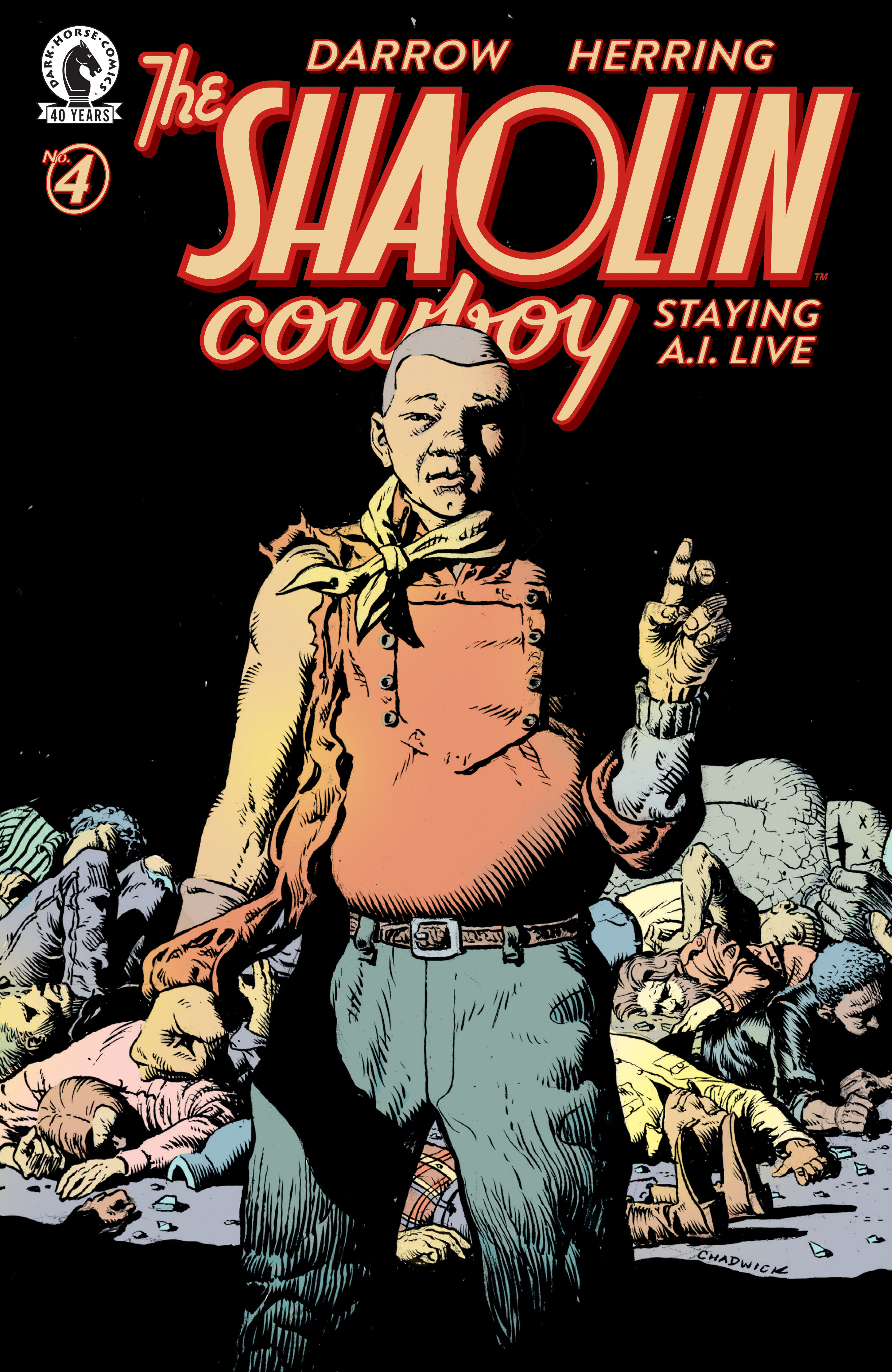 Shaolin Cowboy: Staying A.I.Live #4 (Cover B) (1:15) (Paul Chadwick)