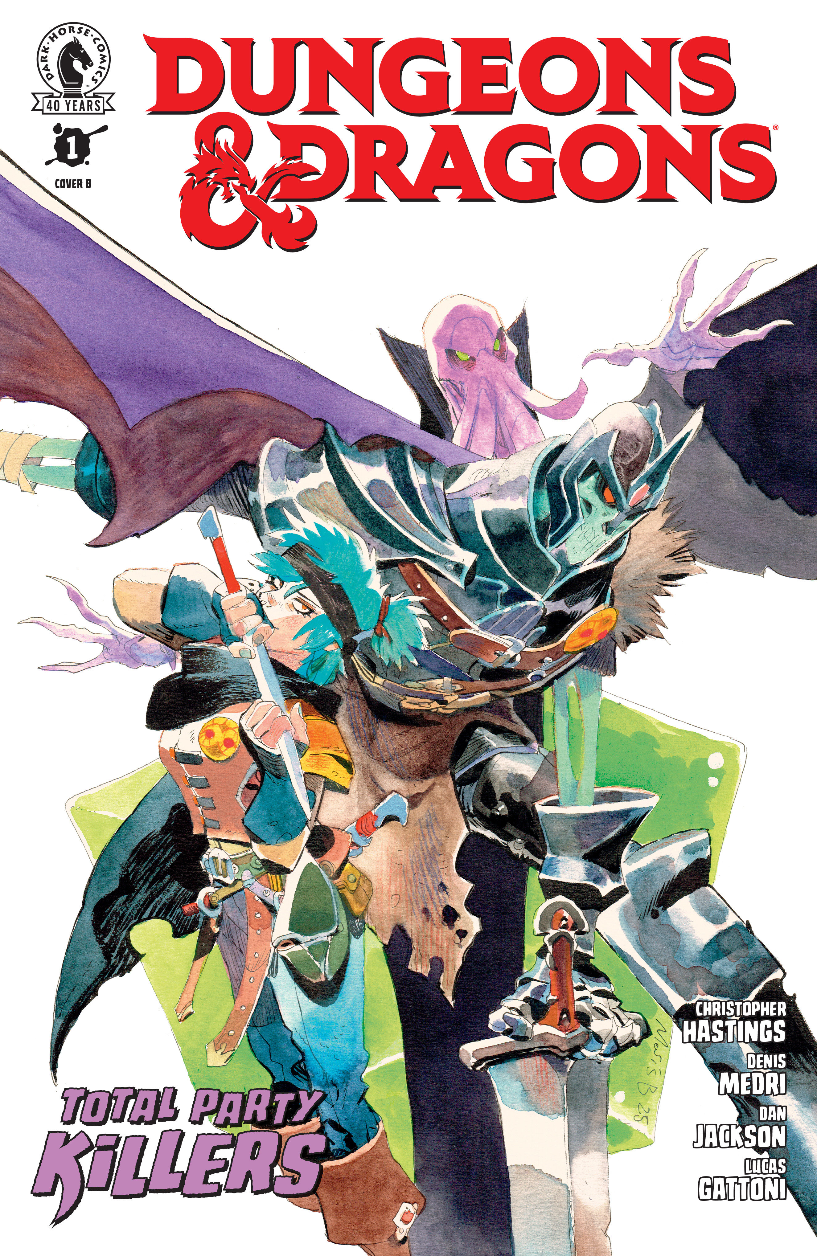 Dungeons & Dragons: Total Party Killers #1 (Cover B) (1:20) (Matias Bergara)