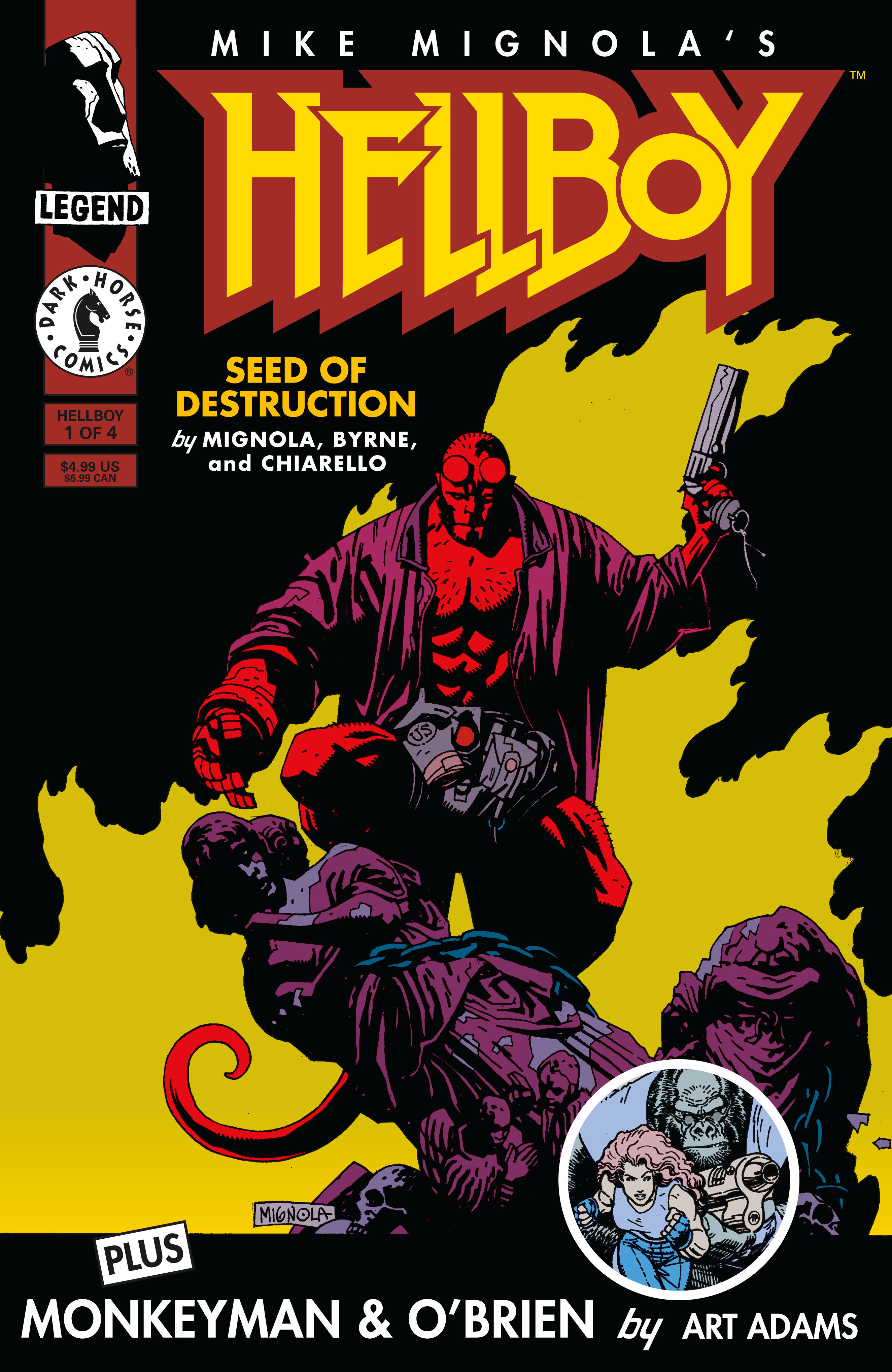 Hellboy: Seed Of Destruction #1 (Facsimile Reprint) (Cover A) (Mike Mignola)
