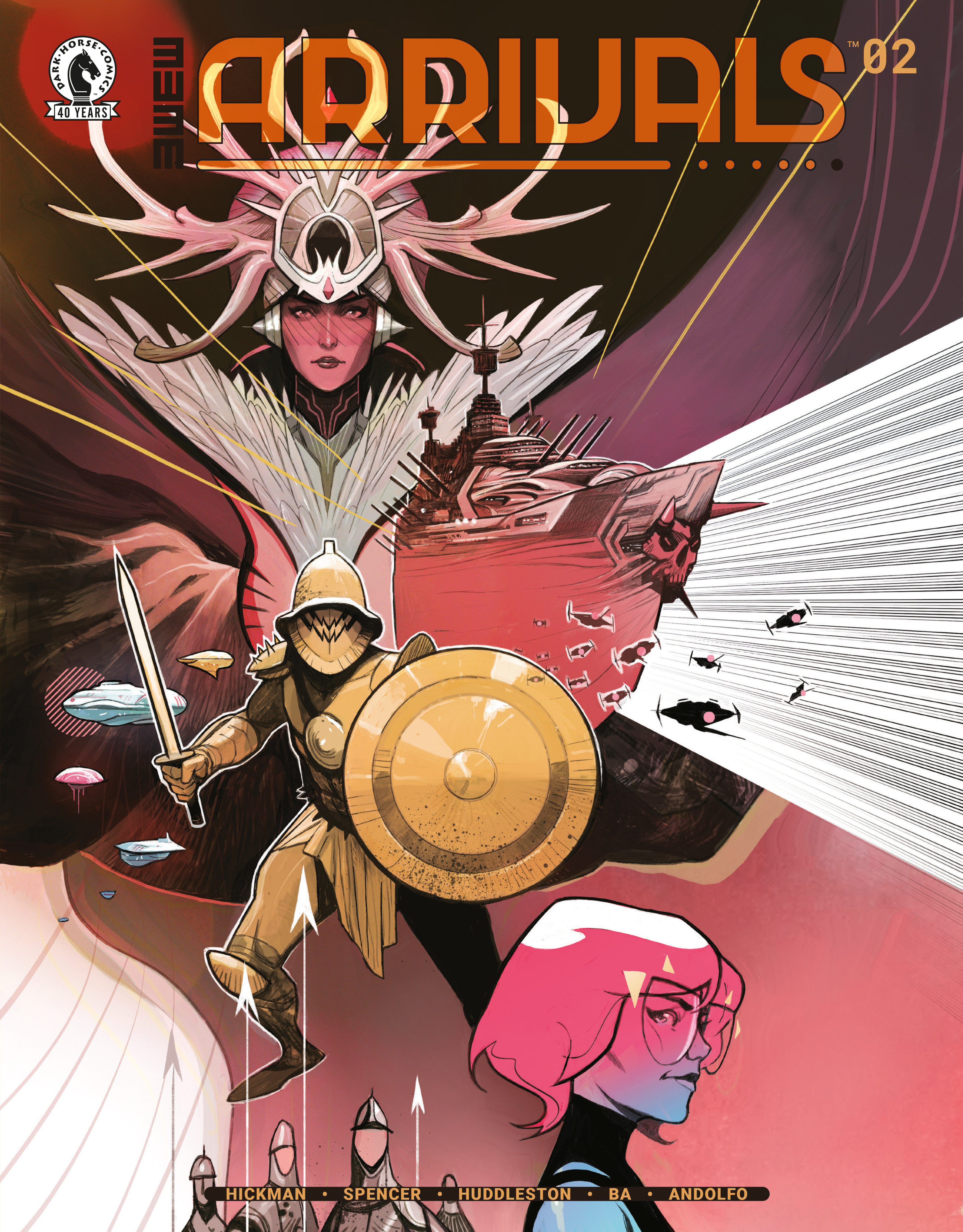 Arrivals #2 (3 W3 M) (Cover A) (Mike Huddleston)