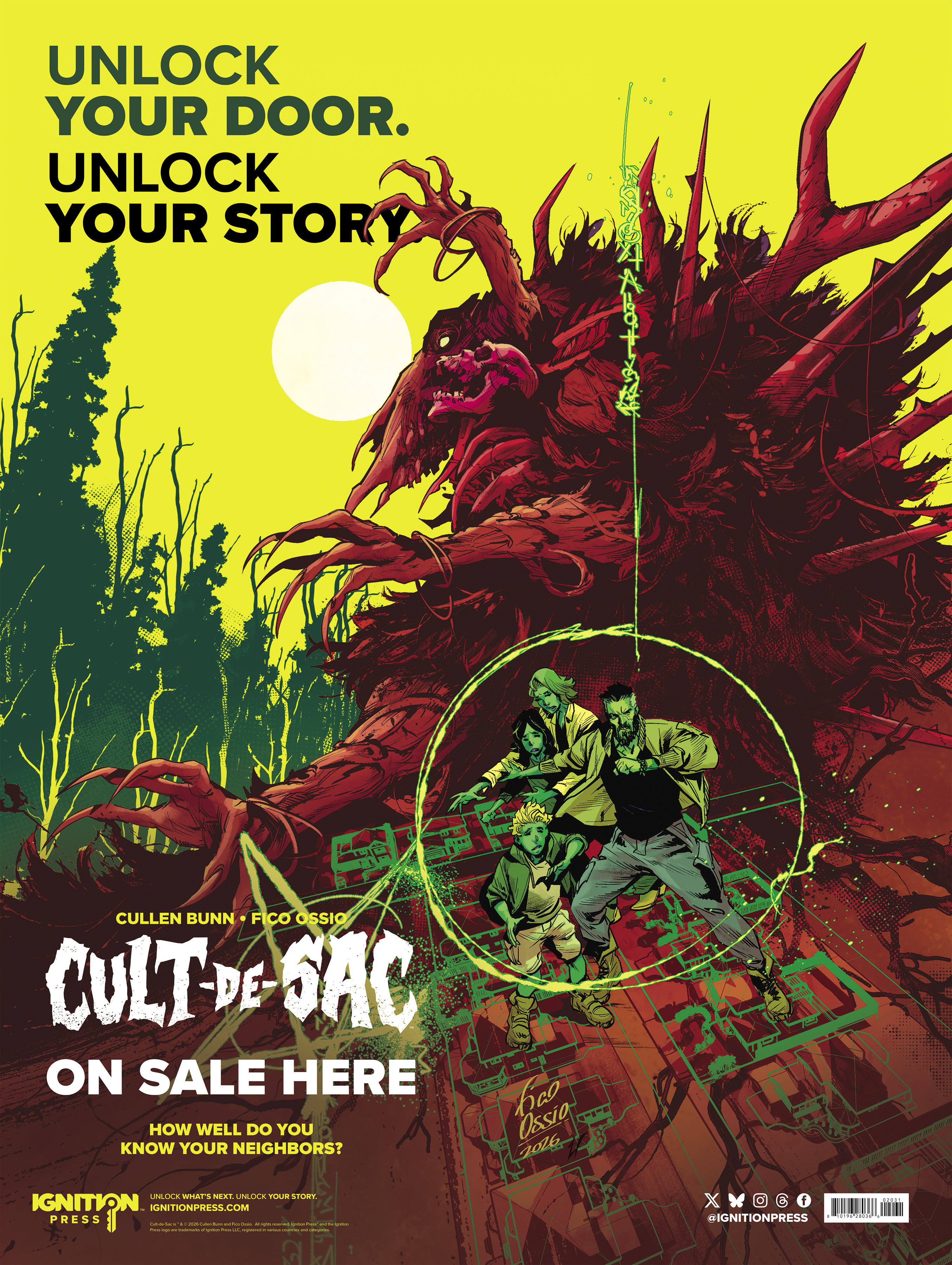 Cult-de-Sac #2 Poster 5-Pack 1:10