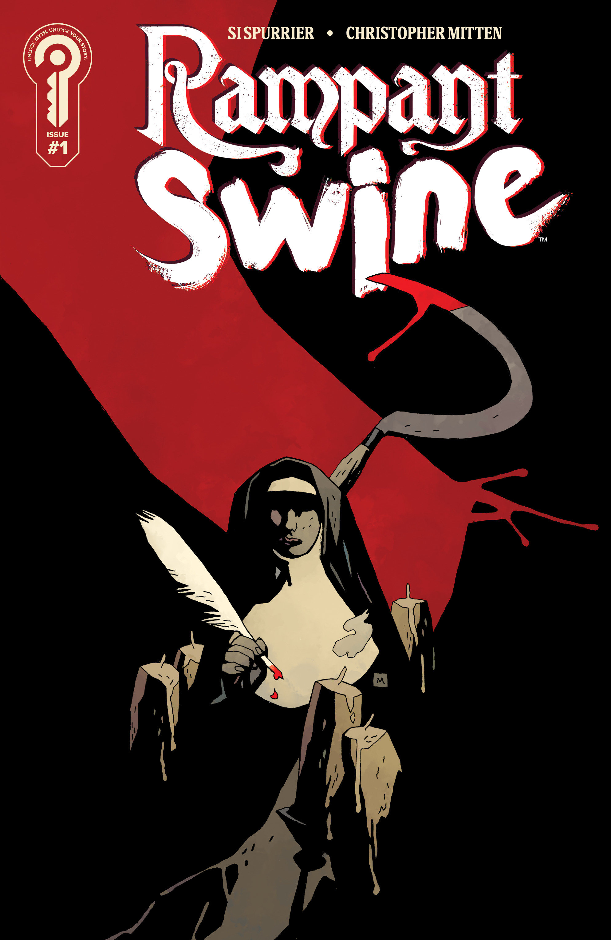 Rampant Swine #1 Cover C Mike Mignola 1 in 10