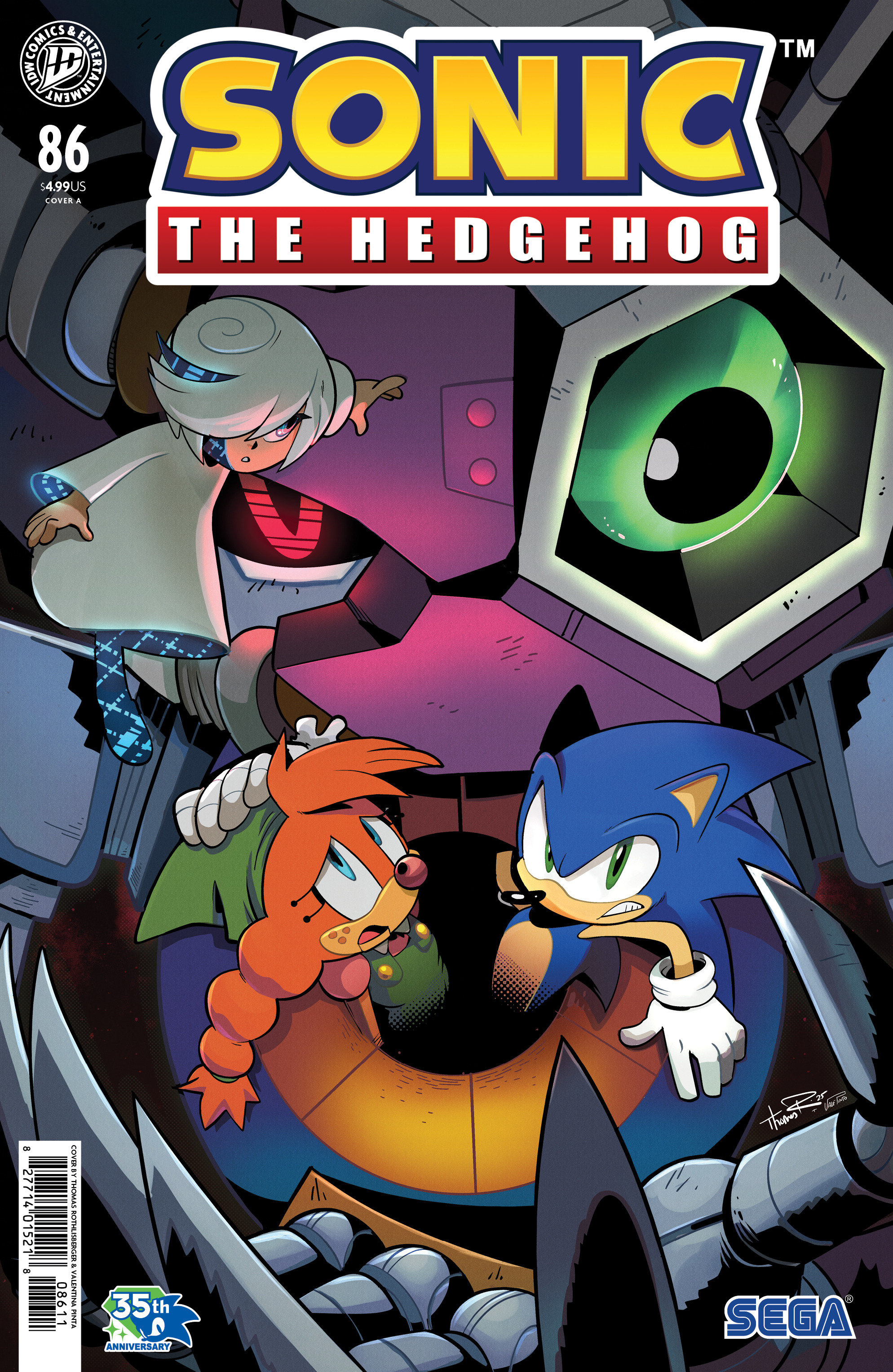 Sonic The Hedgehog #86 Cover A (Rothlisberger)