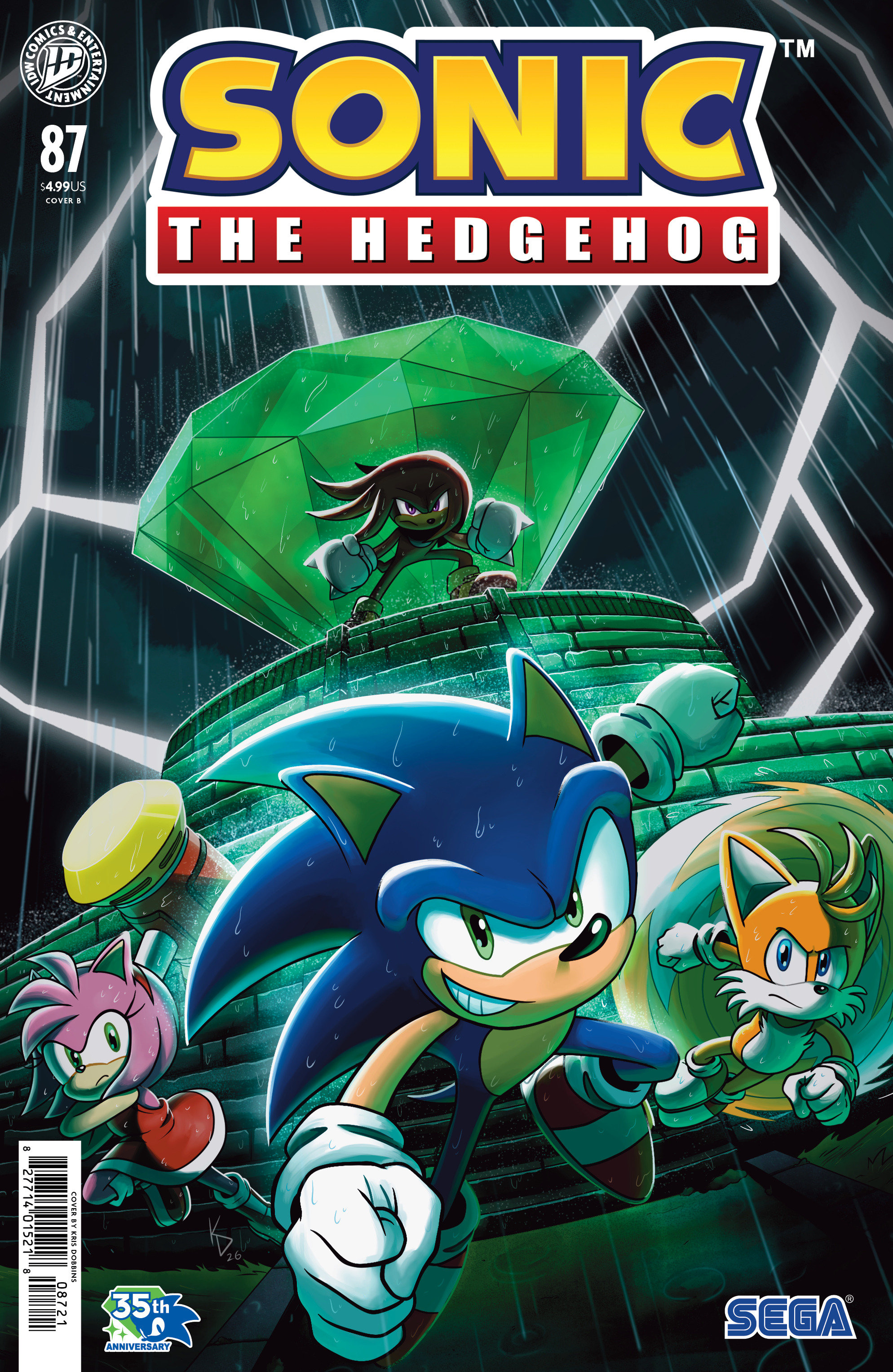 Sonic The Hedgehog #87 Variant B (Dobbins)