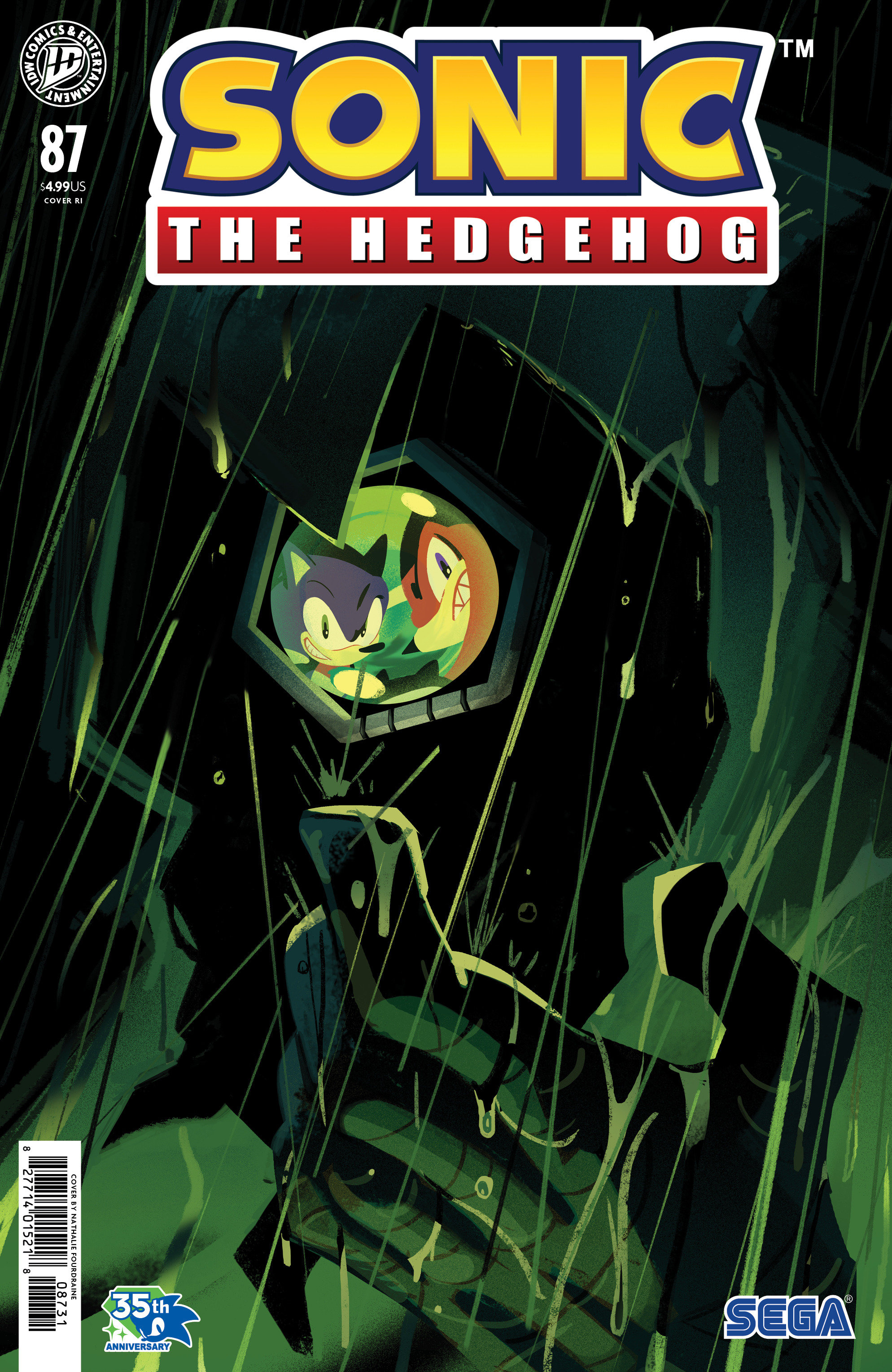 Sonic The Hedgehog #87 Variant Ri (15) (Fourdraine)