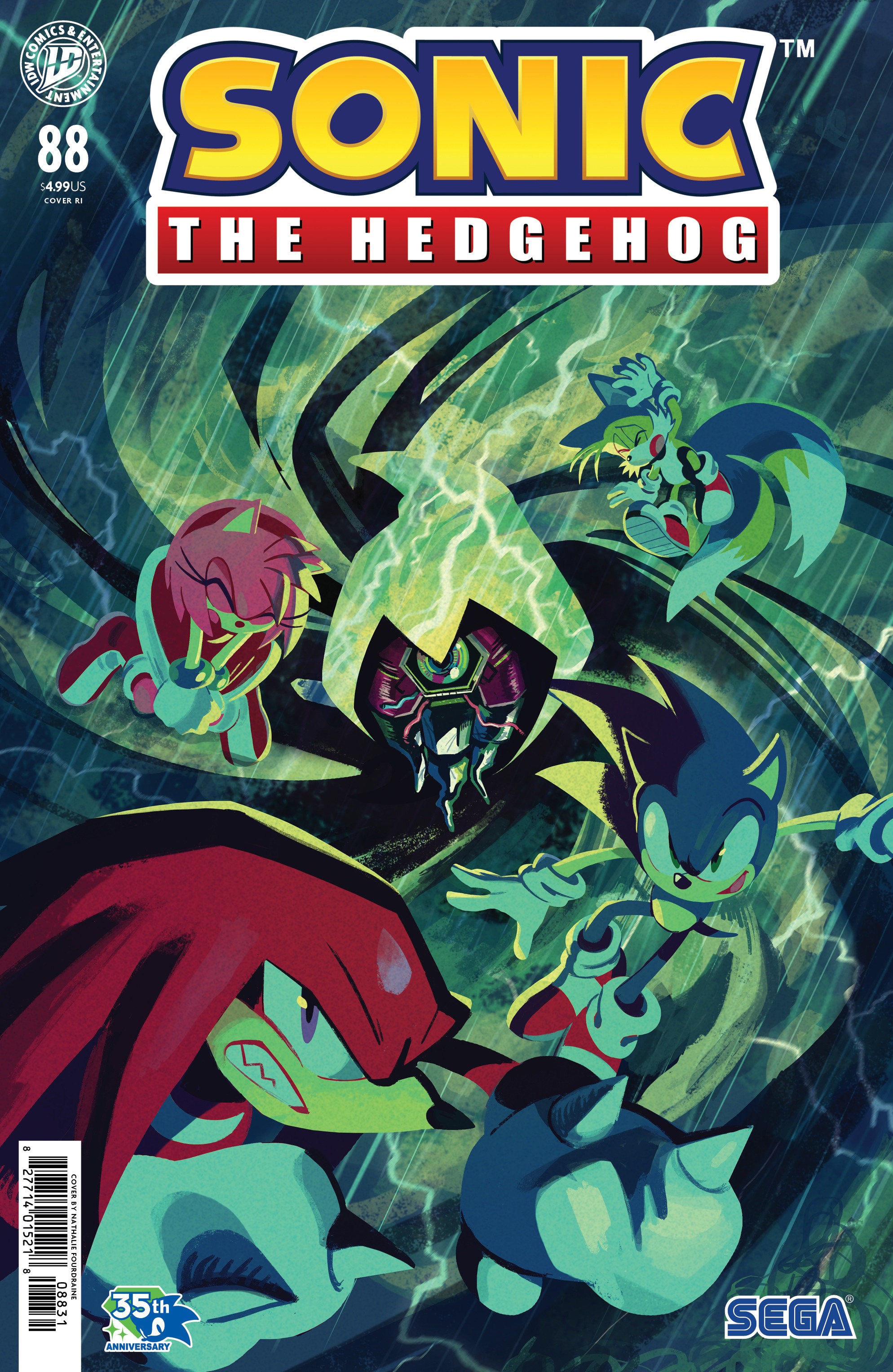 Sonic The Hedgehog #88 Variant Ri (15) (Fourdraine)