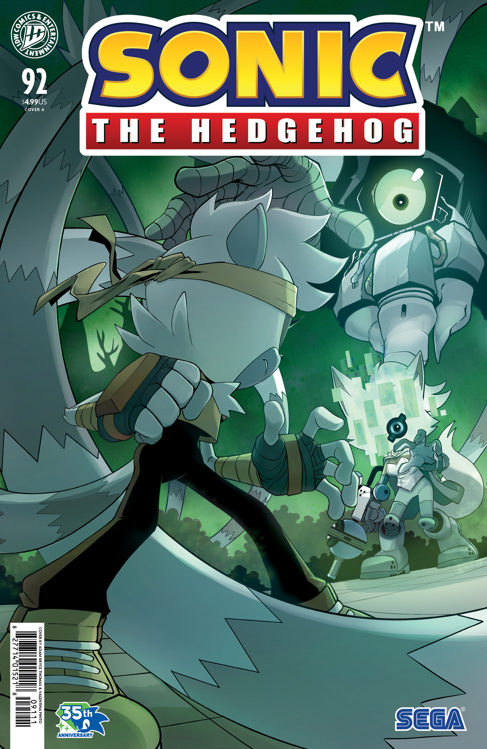 Sonic The Hedgehog #92 Cover A (Thomas)