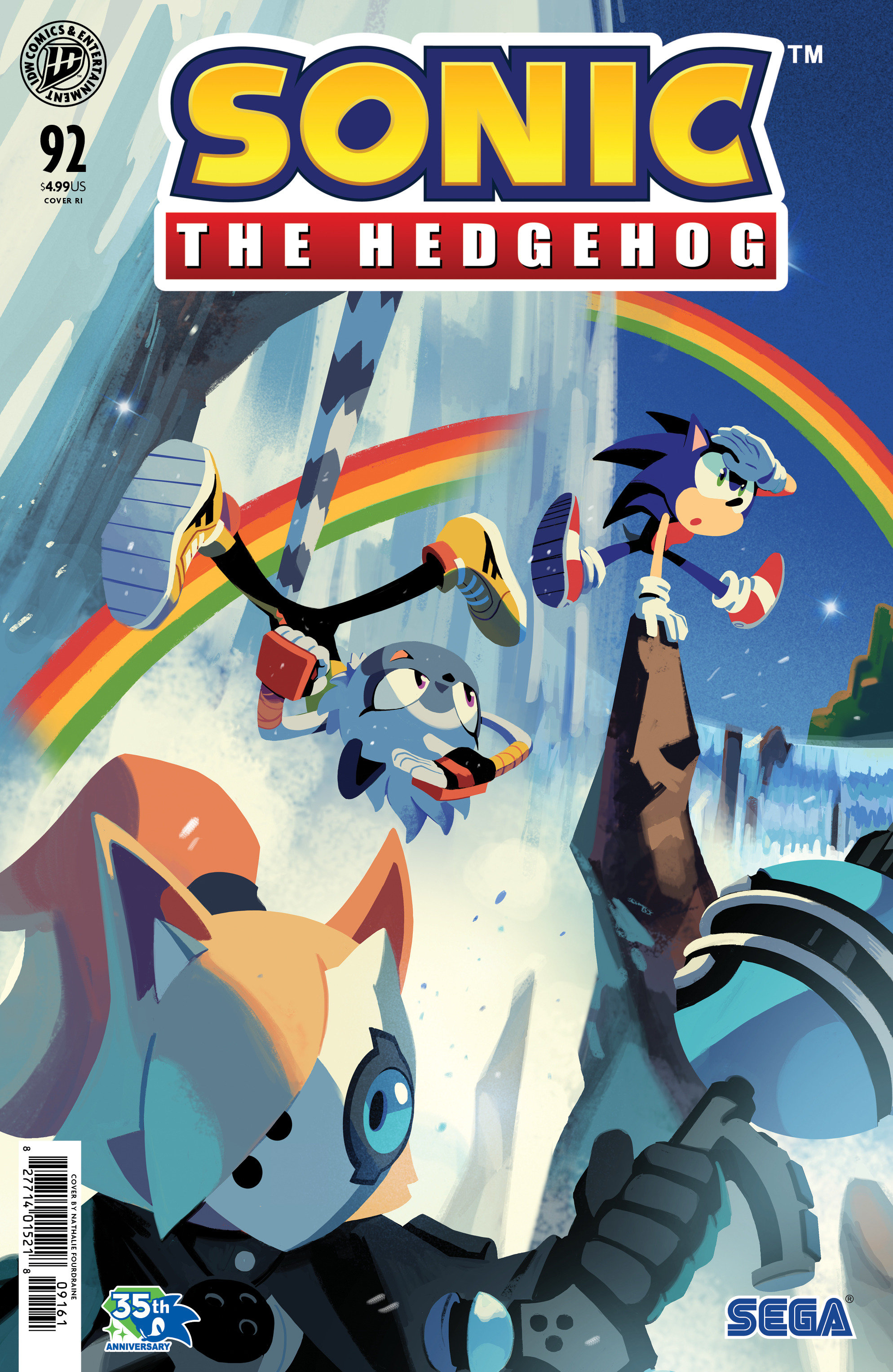Sonic The Hedgehog #92 Variant Ri (15) (Fourdraine)