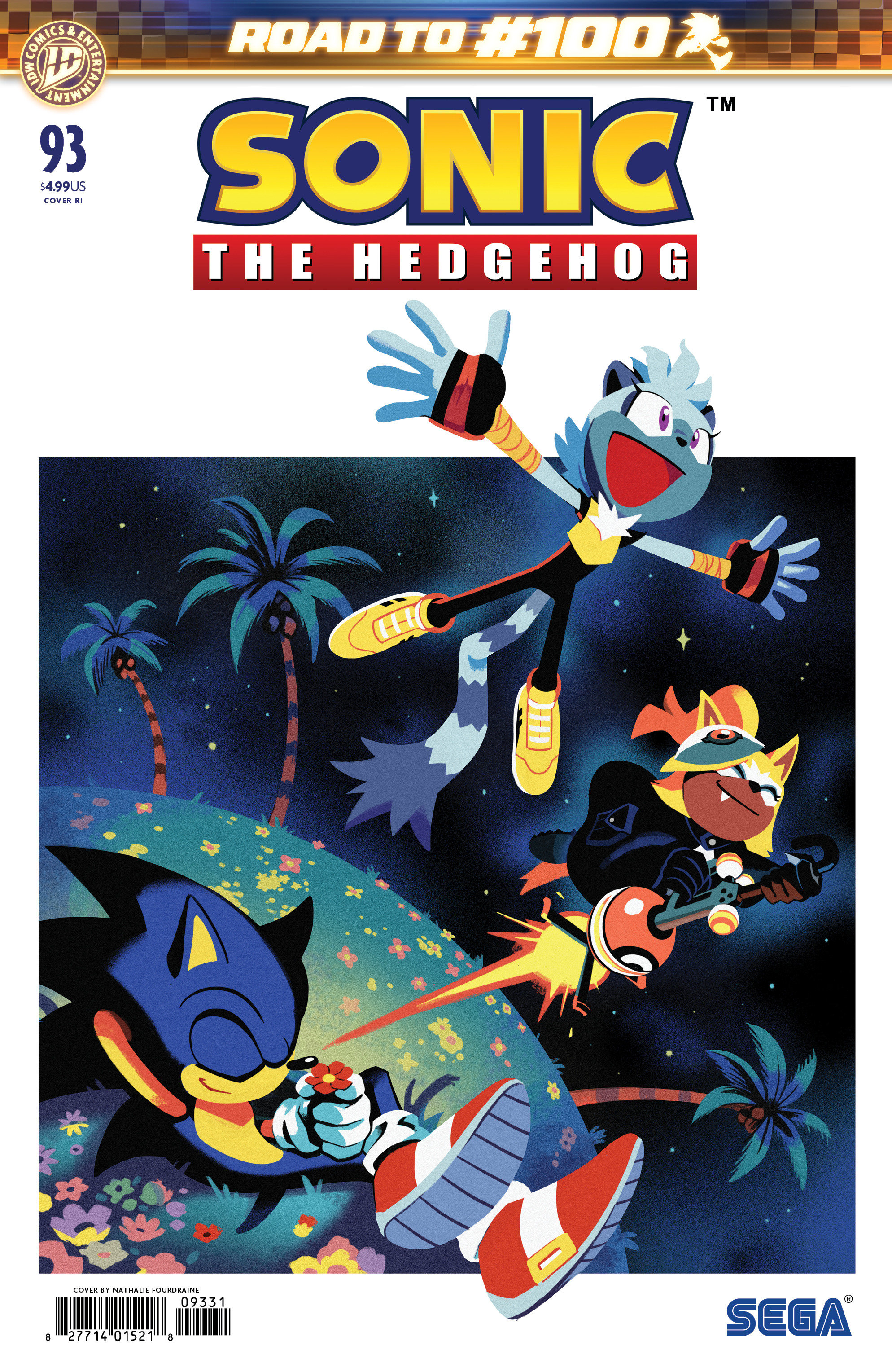 Sonic The Hedgehog #93 Variant Ri (15) (Fourdraine)