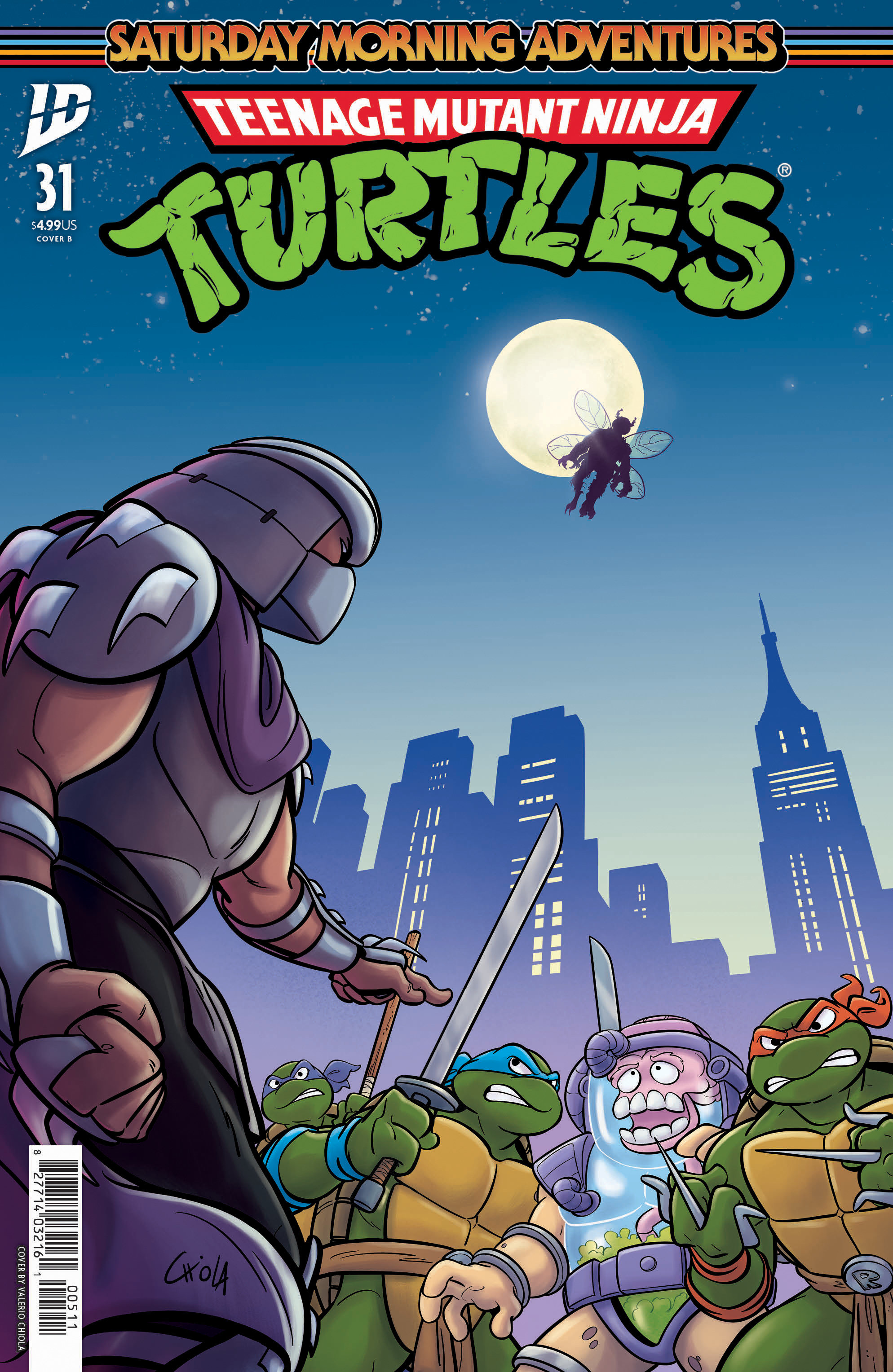 Weekly Pull list - Teenage Mutant Ninja Turtles: Saturday Morning Adventures #31 Variant B (Chiola )
