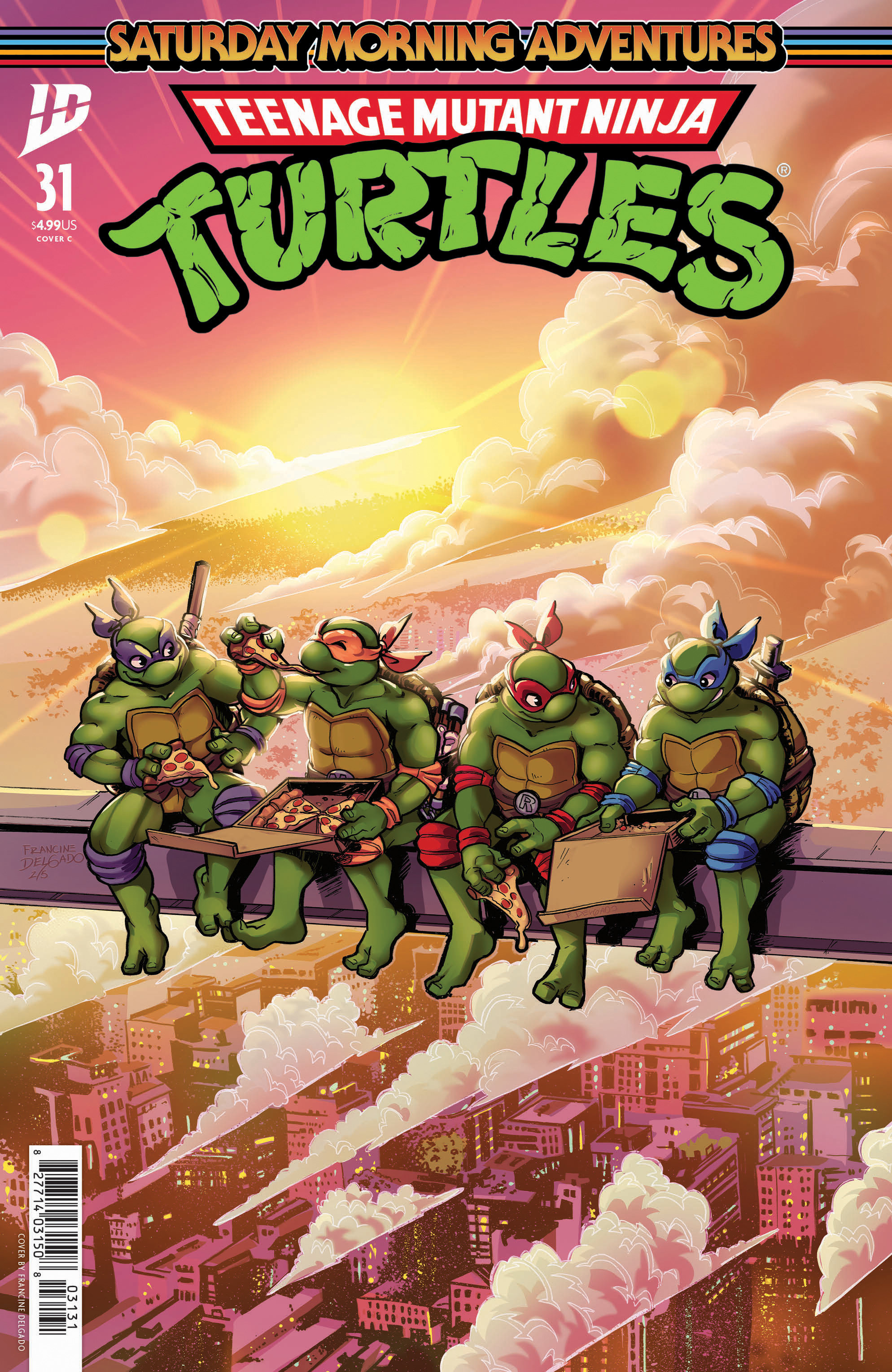 Weekly Pull list - Teenage Mutant Ninja Turtles: Saturday Morning Adventures #31 Variant C (Delgado)
