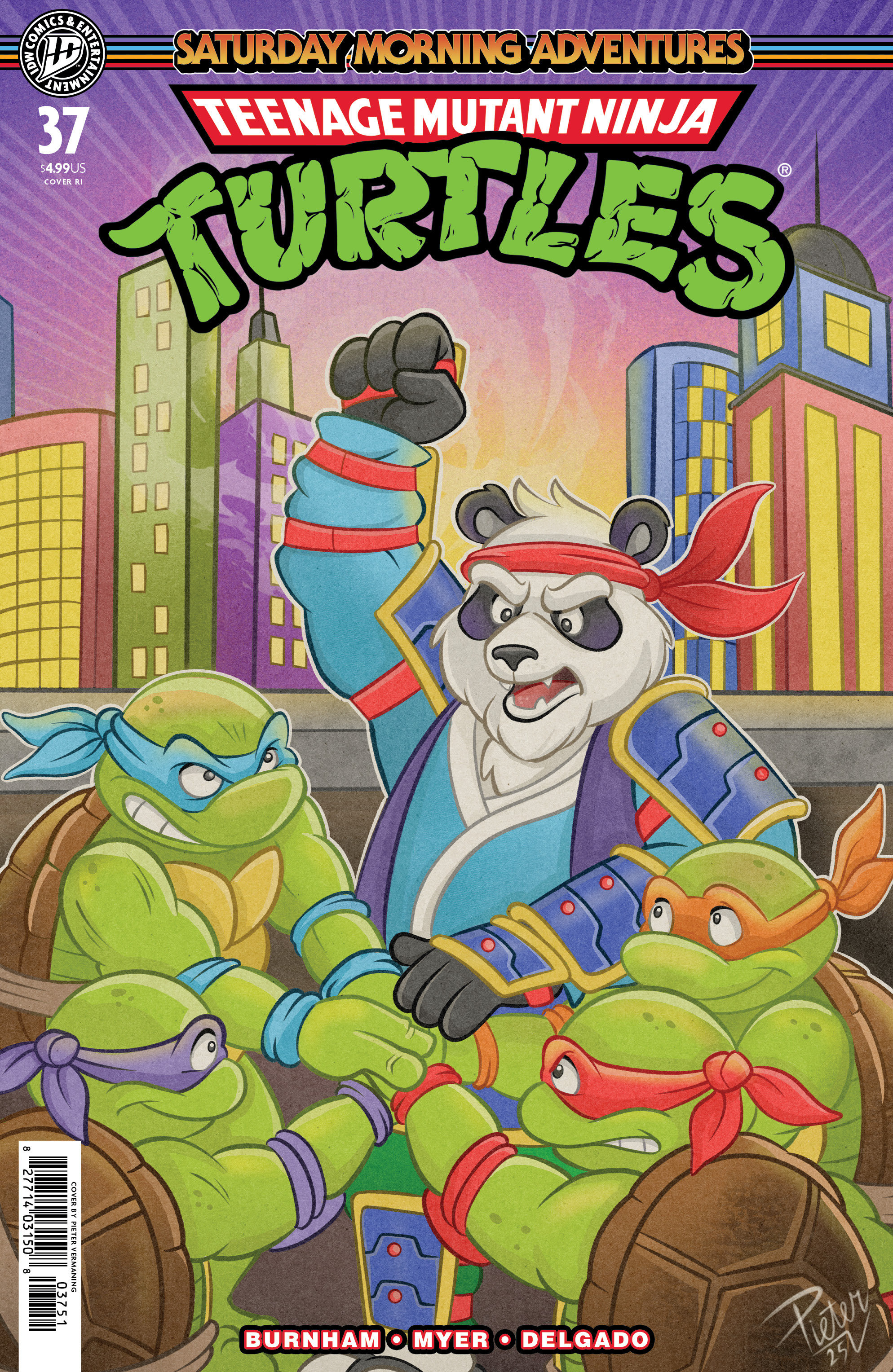 Teenage Mutant Ninja Turtles: Saturday Morning Adventures #37 Variant Ri (10) (Vermaning)