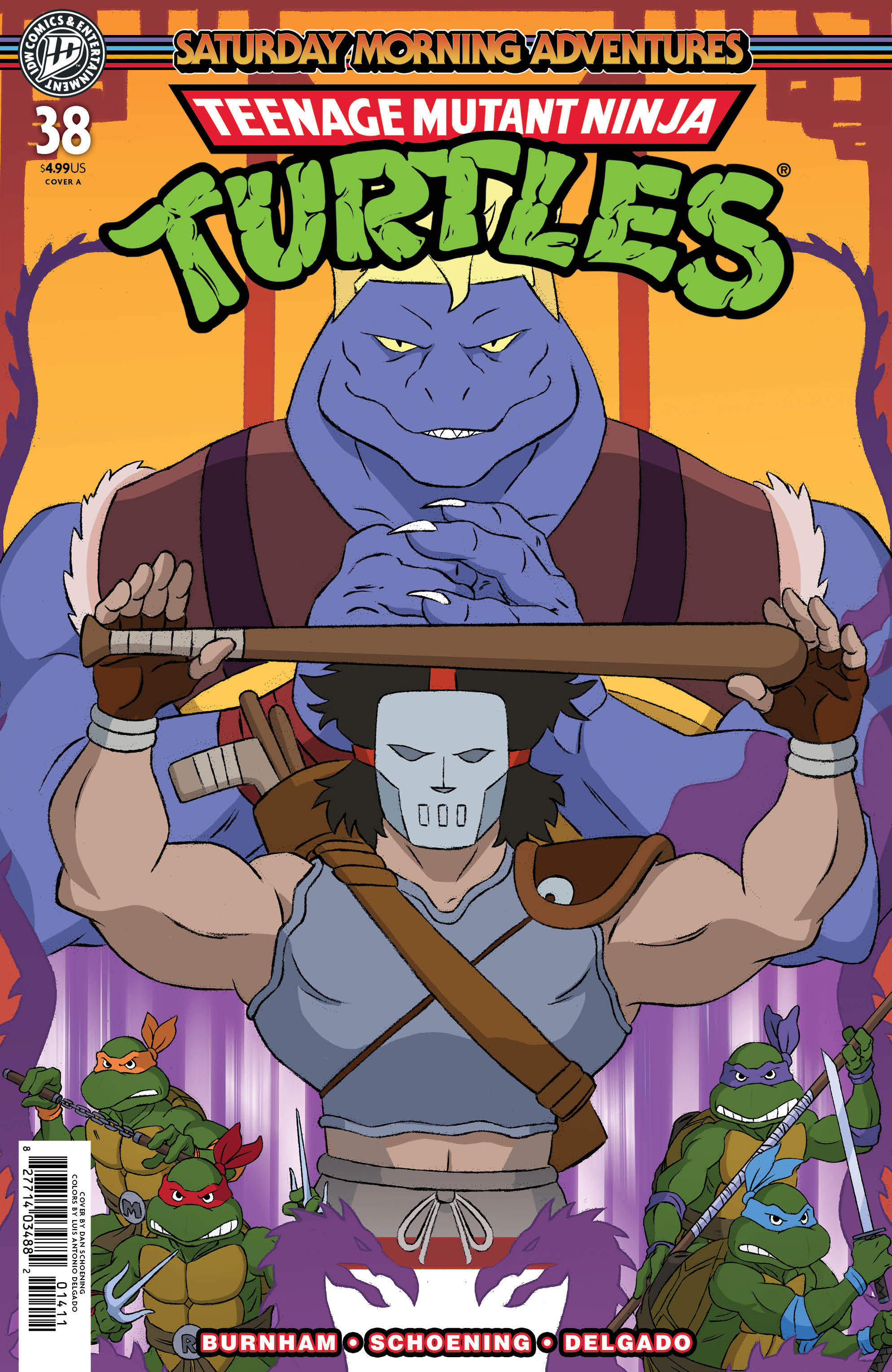 Teenage Mutant Ninja Turtles: Saturday Morning Adventures #38 Cover A (Schoening)