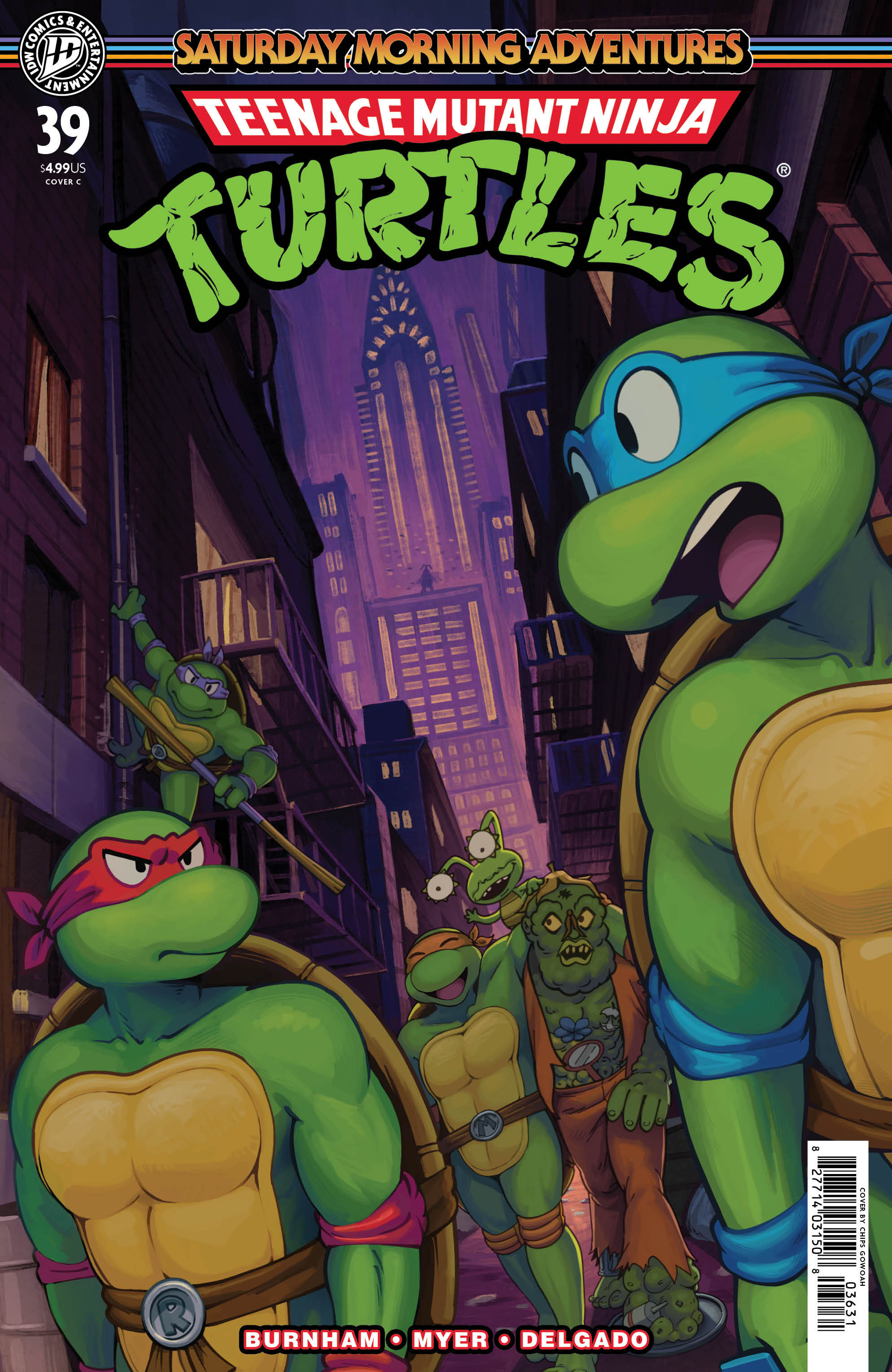 Teenage Mutant Ninja Turtles: Saturday Morning Adventures #39 Variant C (Go Woah)