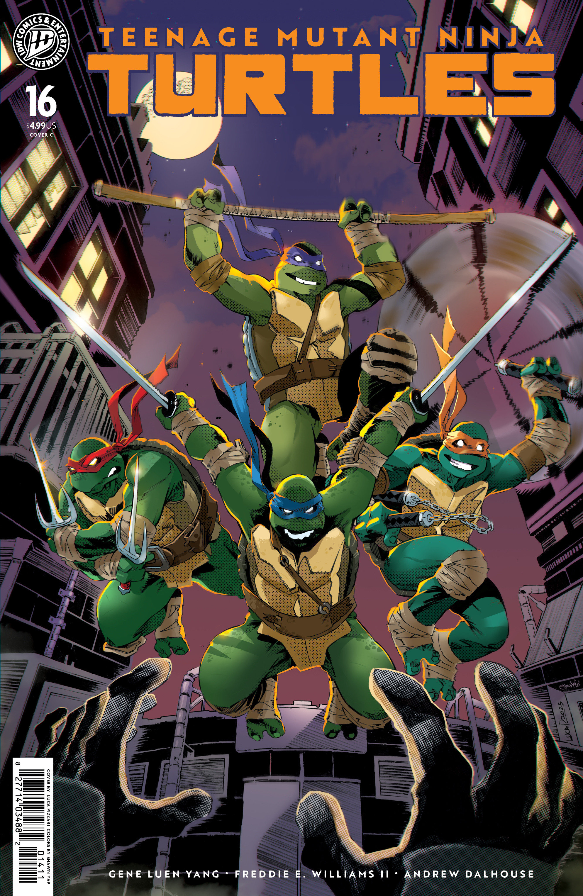 Teenage Mutant Ninja Turtles #16 Variant C (Pizzari)