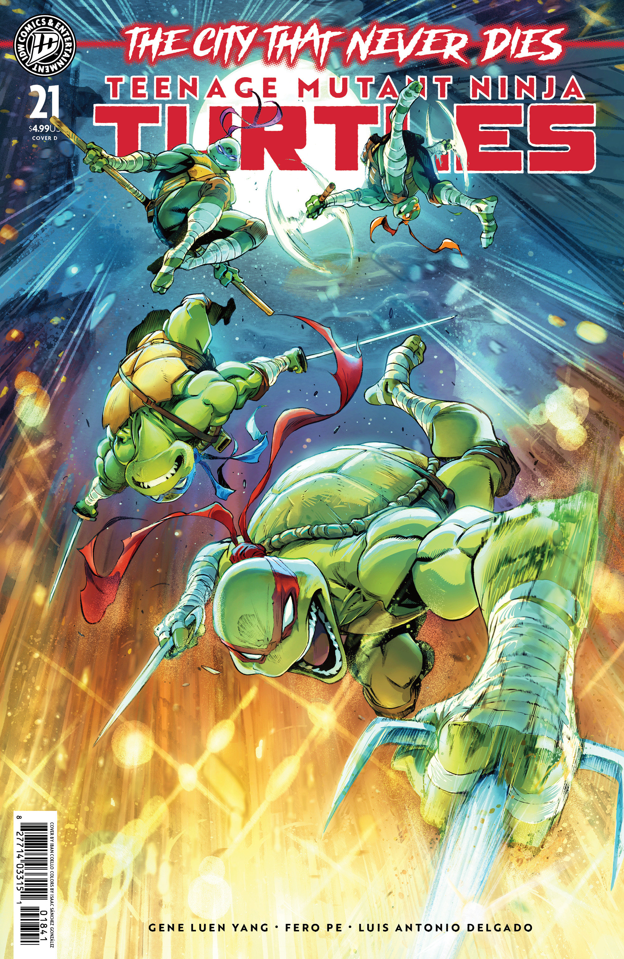 Teenage Mutant Ninja Turtles #21 Variant D (Coello)