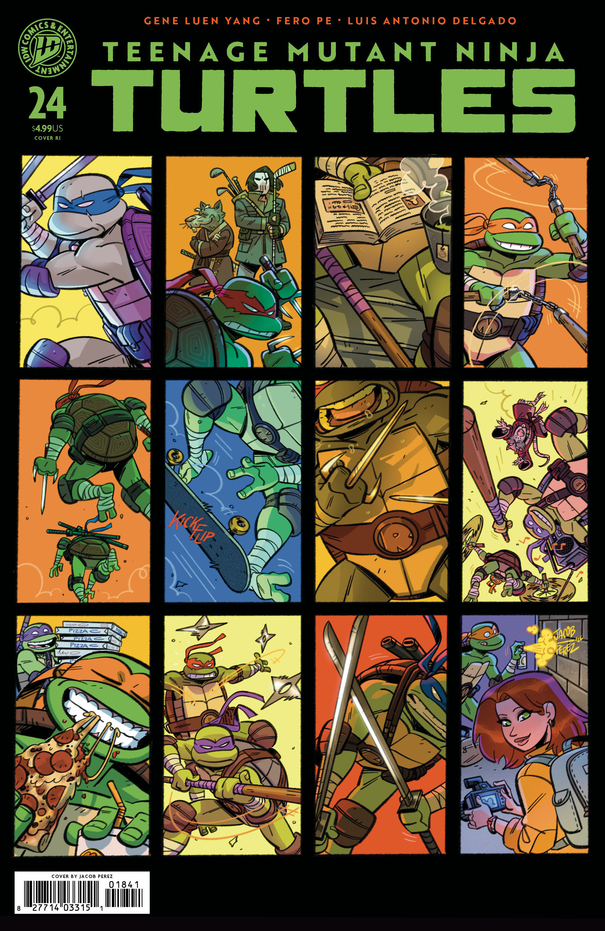 Teenage Mutant Ninja Turtles #24 Variant Ri (25) (Perez)