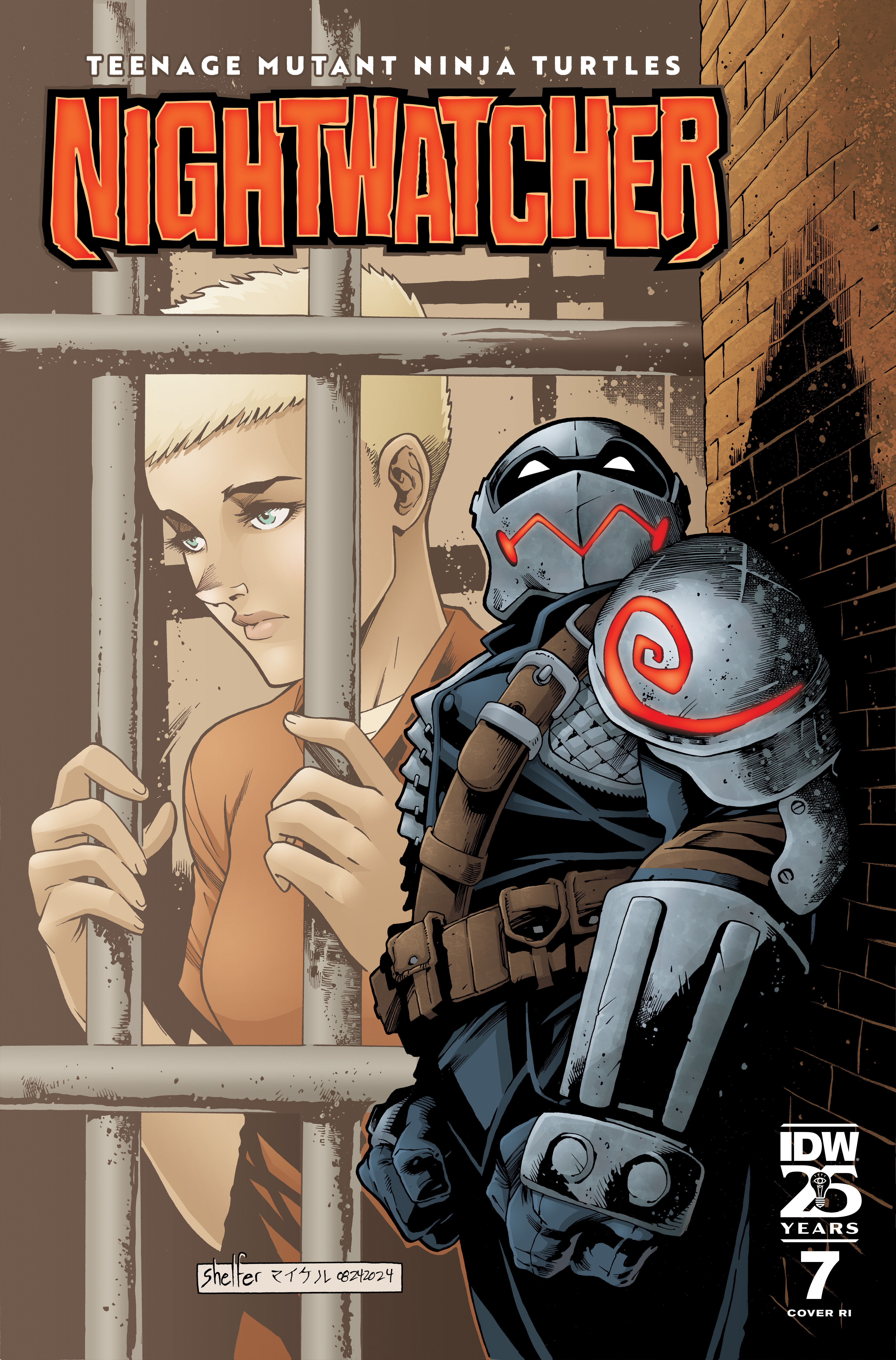 Teenage Mutant Ninja Turtles Nightwatcher #7 10 Copy Variant Edition