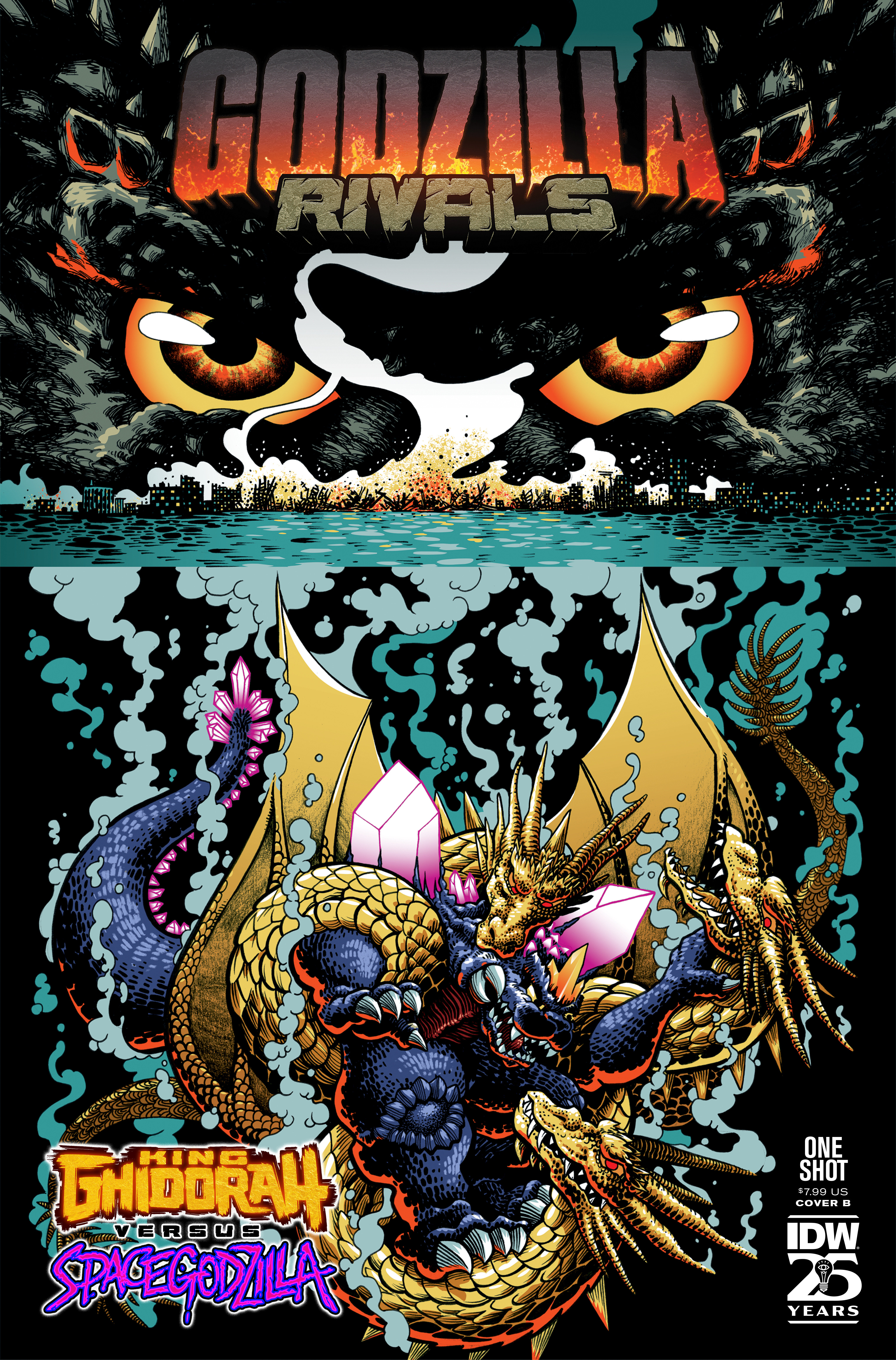 Godzilla Rivals: King Ghidorah vs. Space Godzilla Variant B (J. Gonzo)